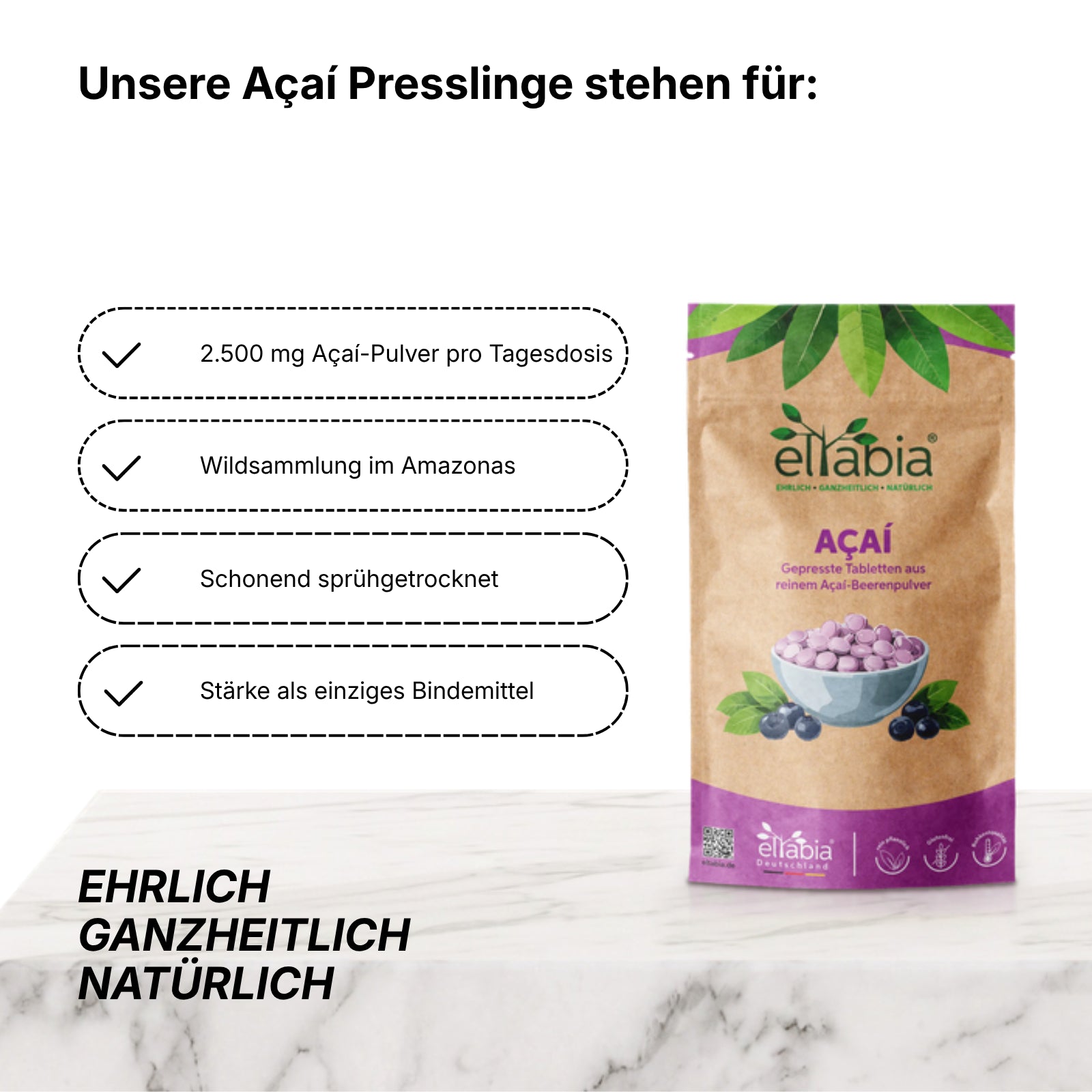 Açaí Presslinge