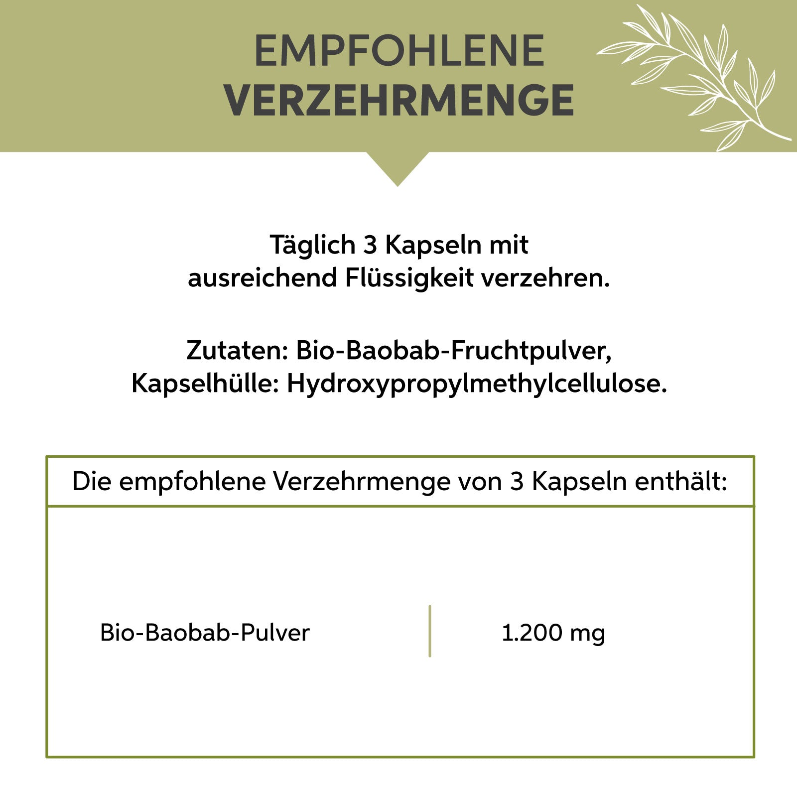 Bio Baobab Kapseln