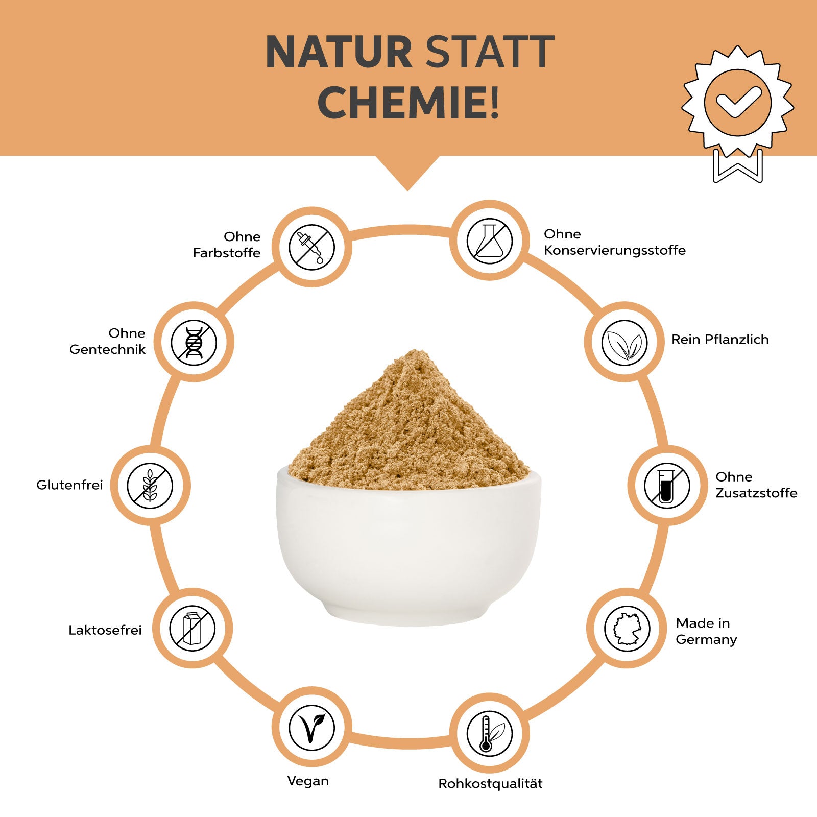 Bio-Camu Camu Pulver - Sonnengetrocknet