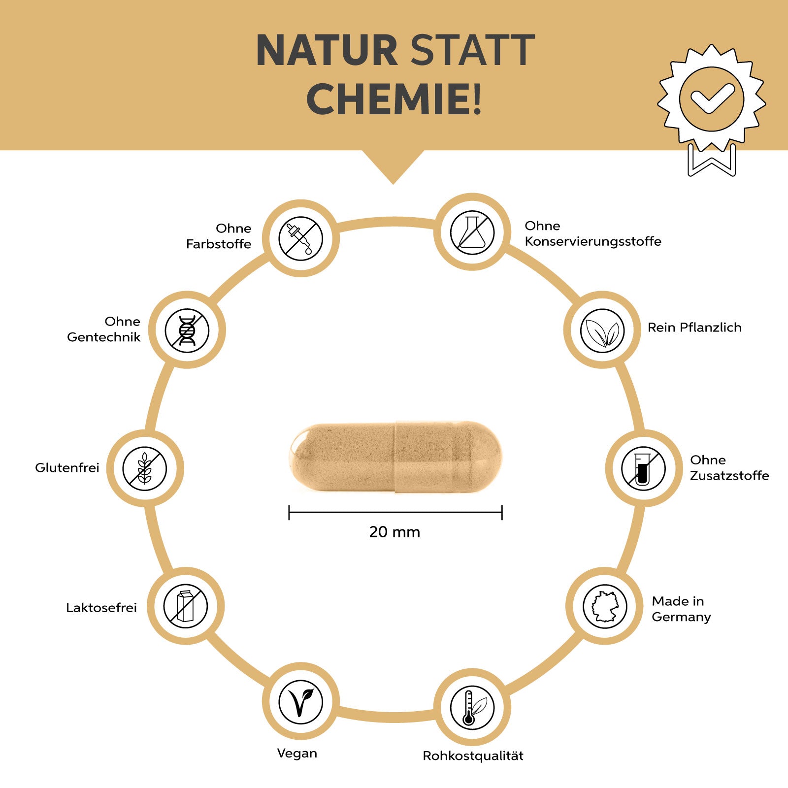 Bio Flohsamenschalen Kapseln – 99% Reinheit