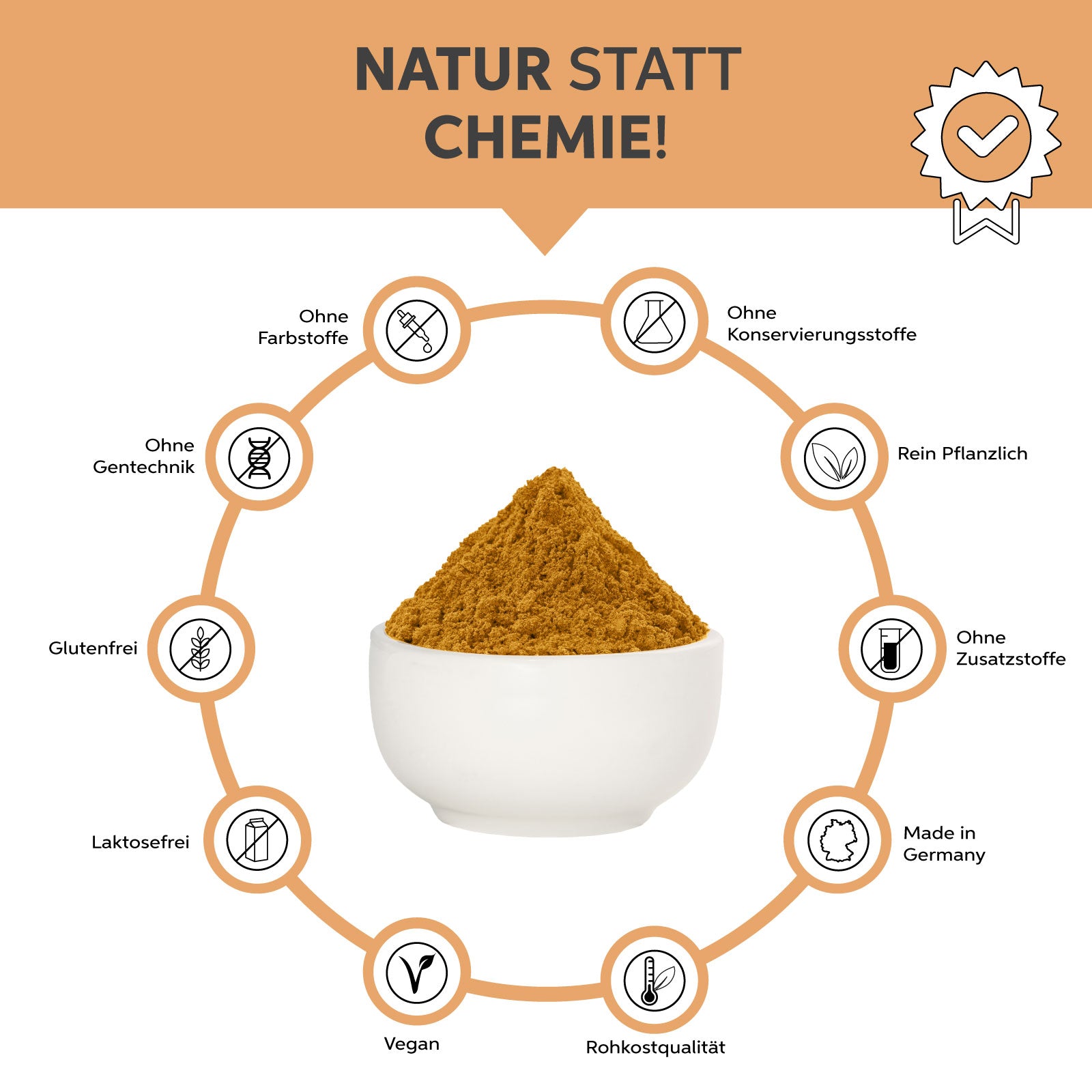 Bio Hagebutten Pulver