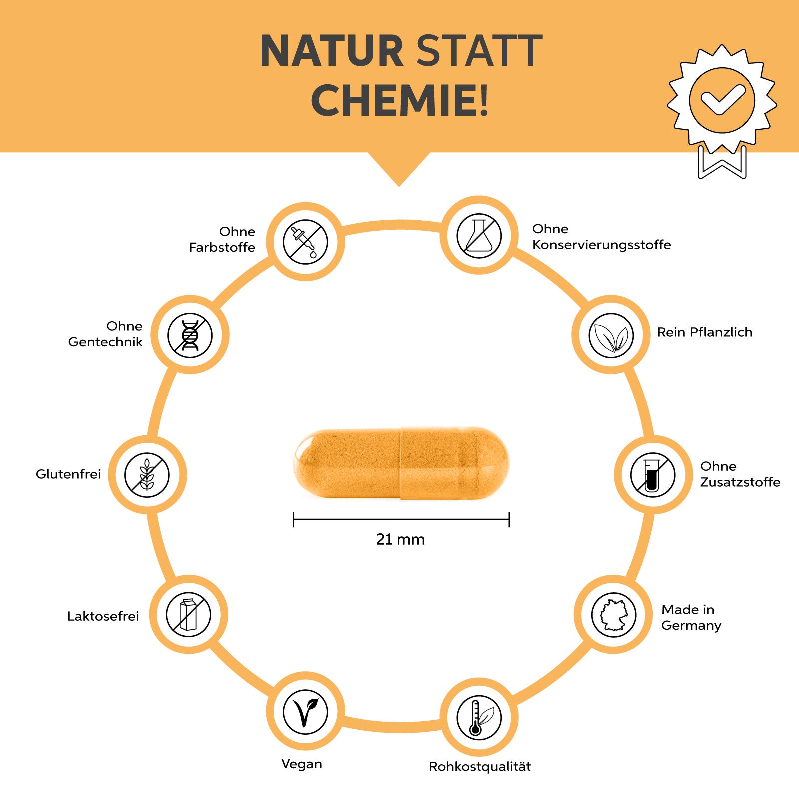 Bio Kurkuma Piperin Kapseln