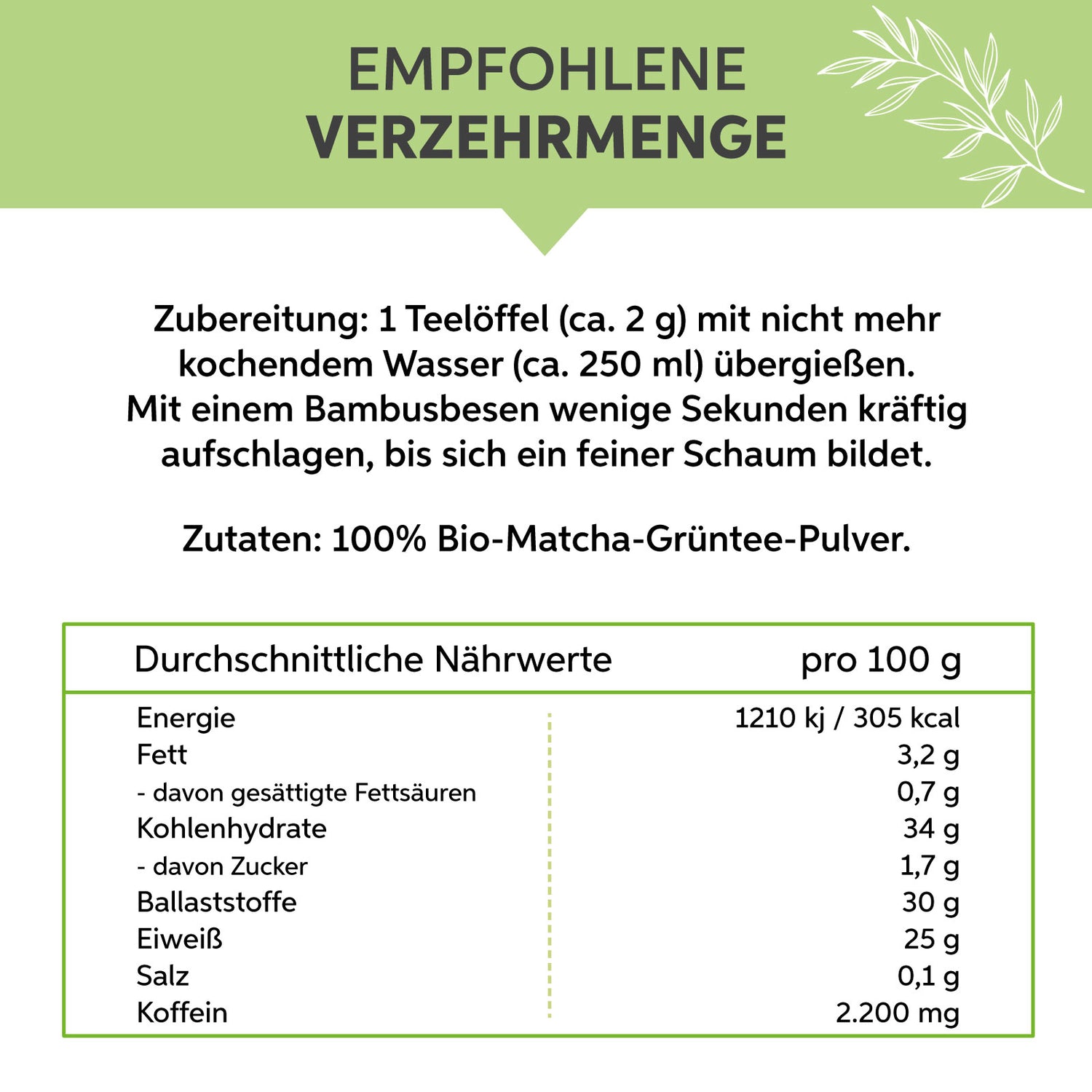 Bio Matcha Pulver