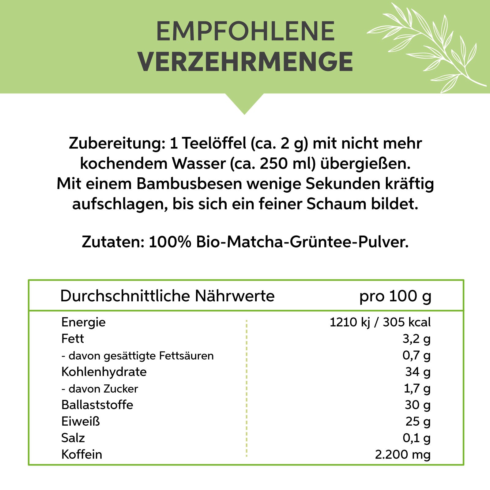 Bio Matcha Pulver