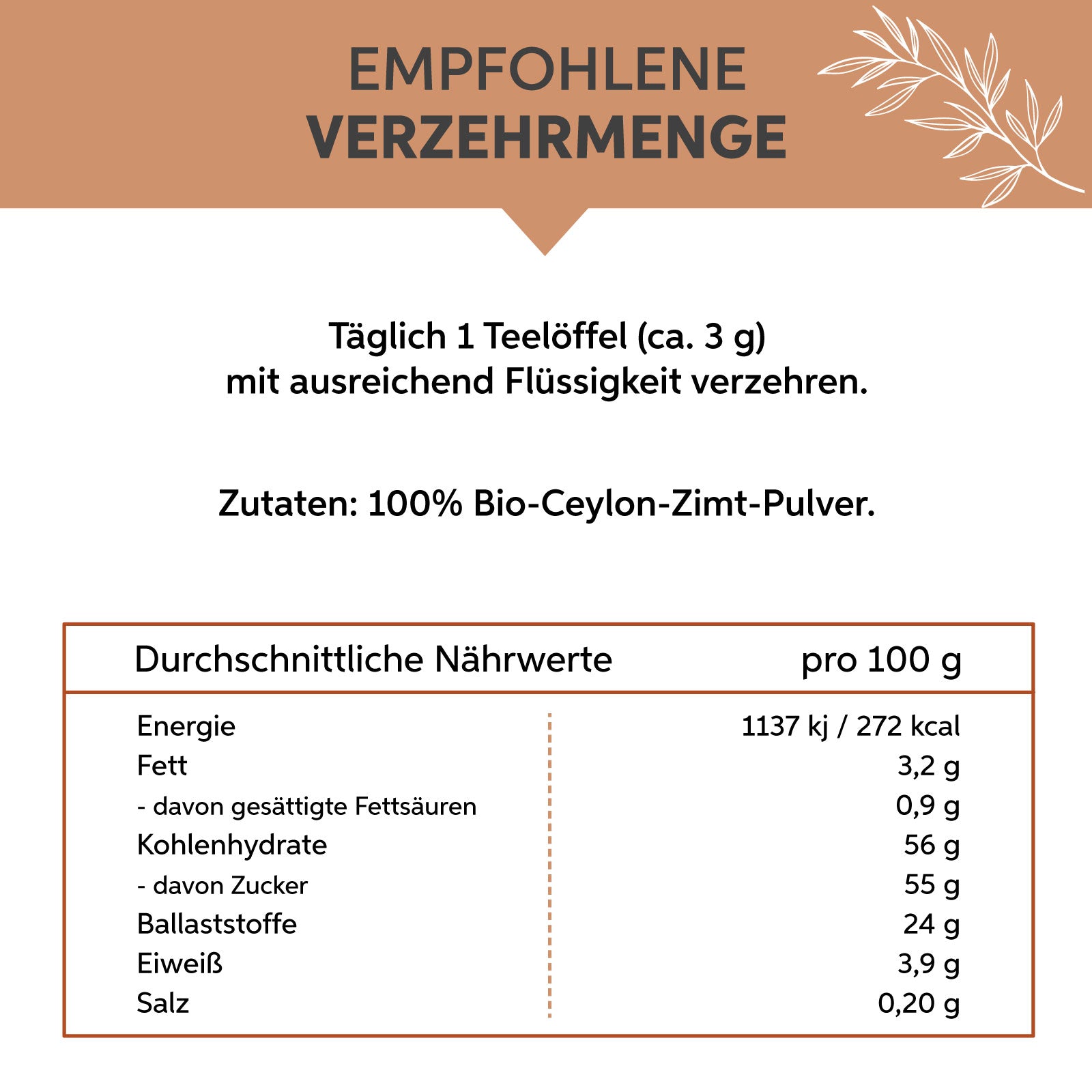 Bio Ceylon Zimt Pulver