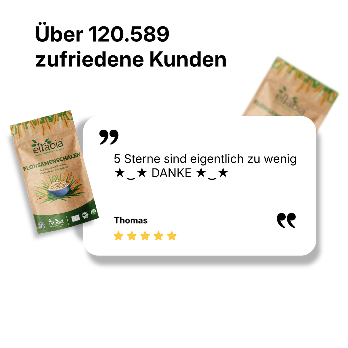 Bio Flohsamenschalen Kapseln – 99% Reinheit