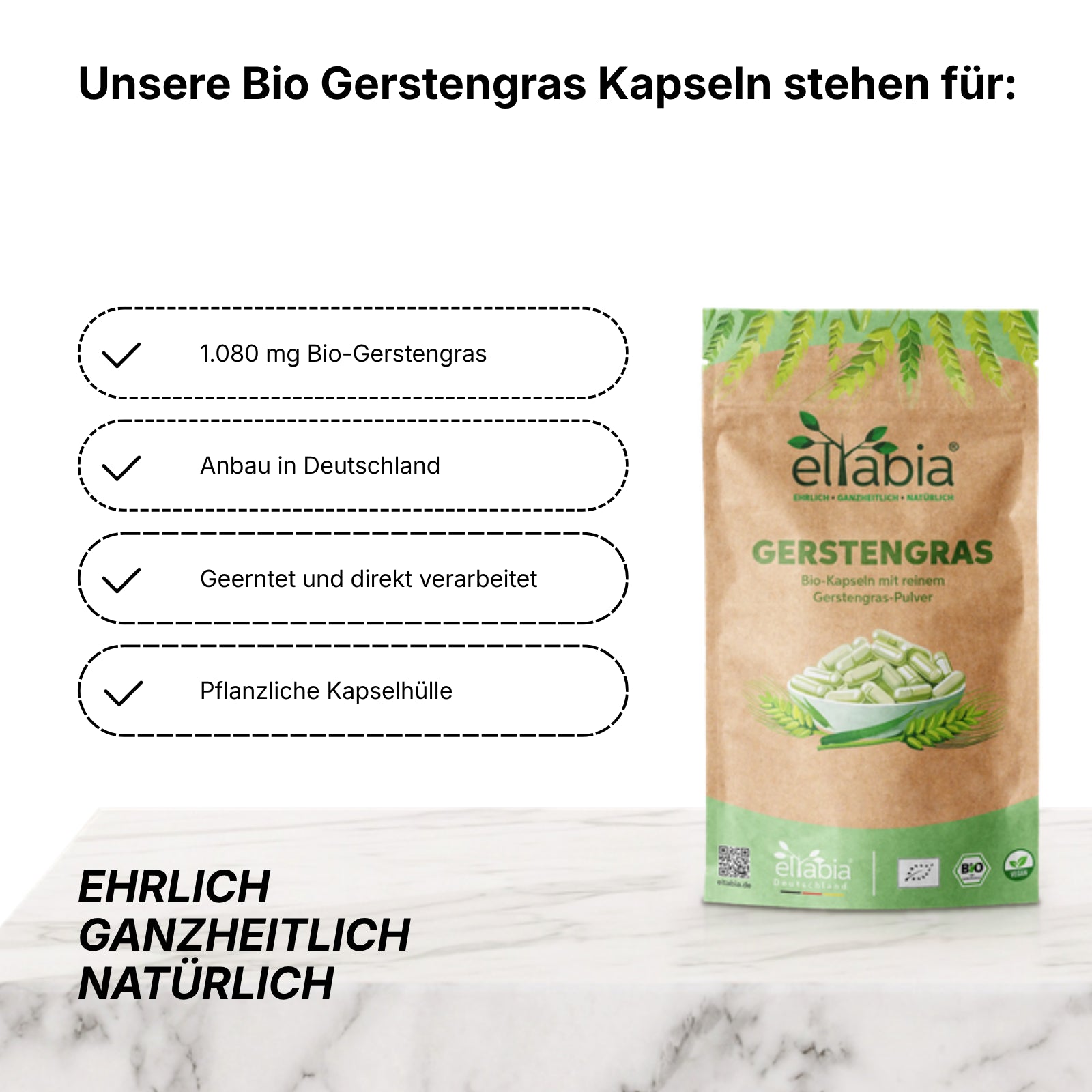 Bio Gerstengras Kapseln