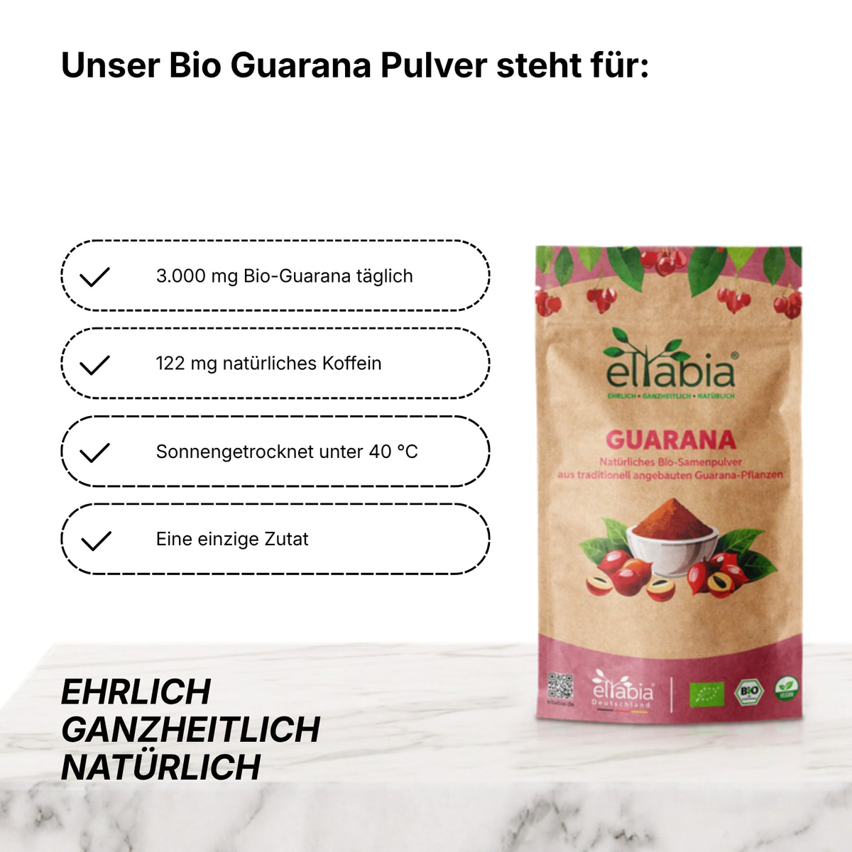 Bio Guarana Pulver