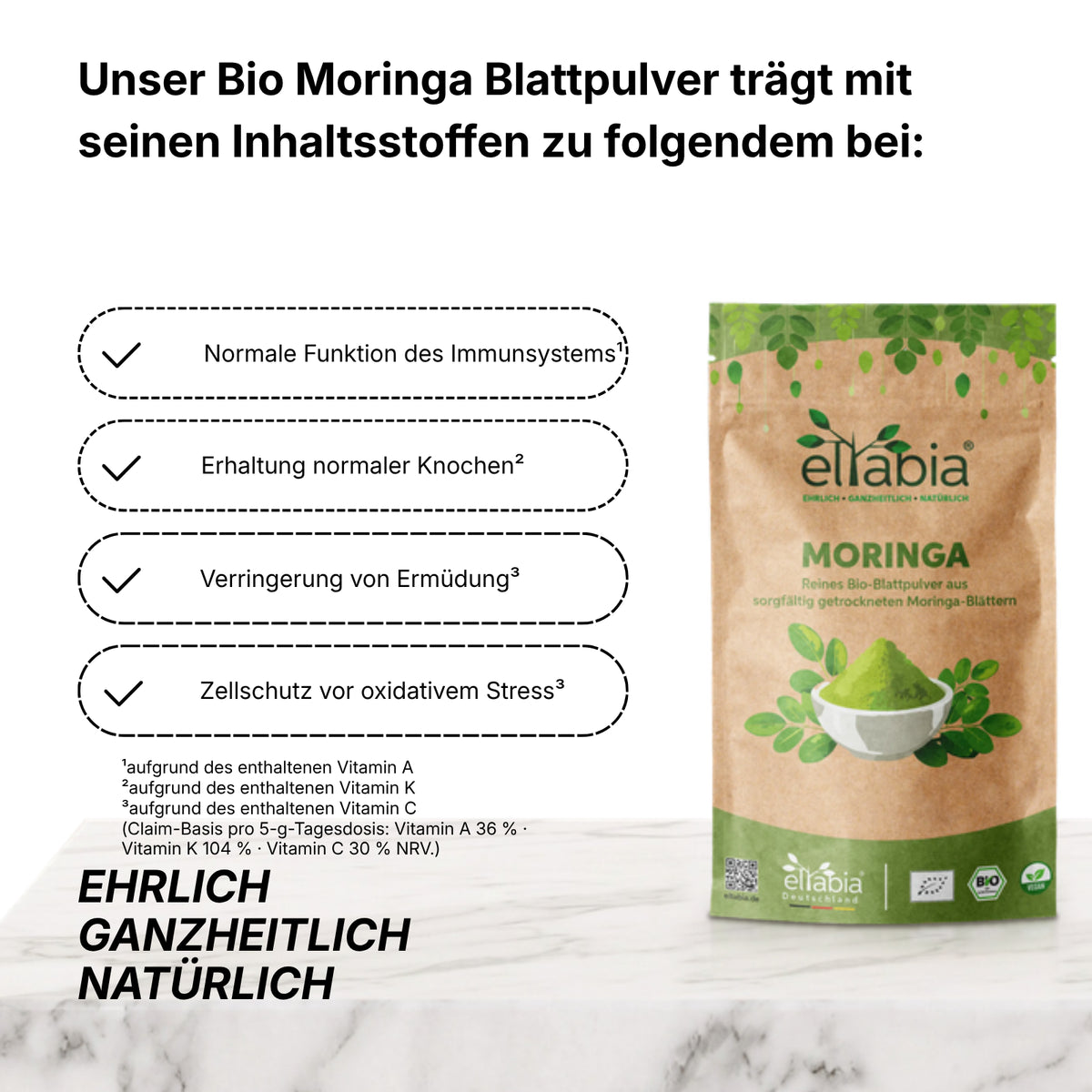 Bio Moringa Pulver