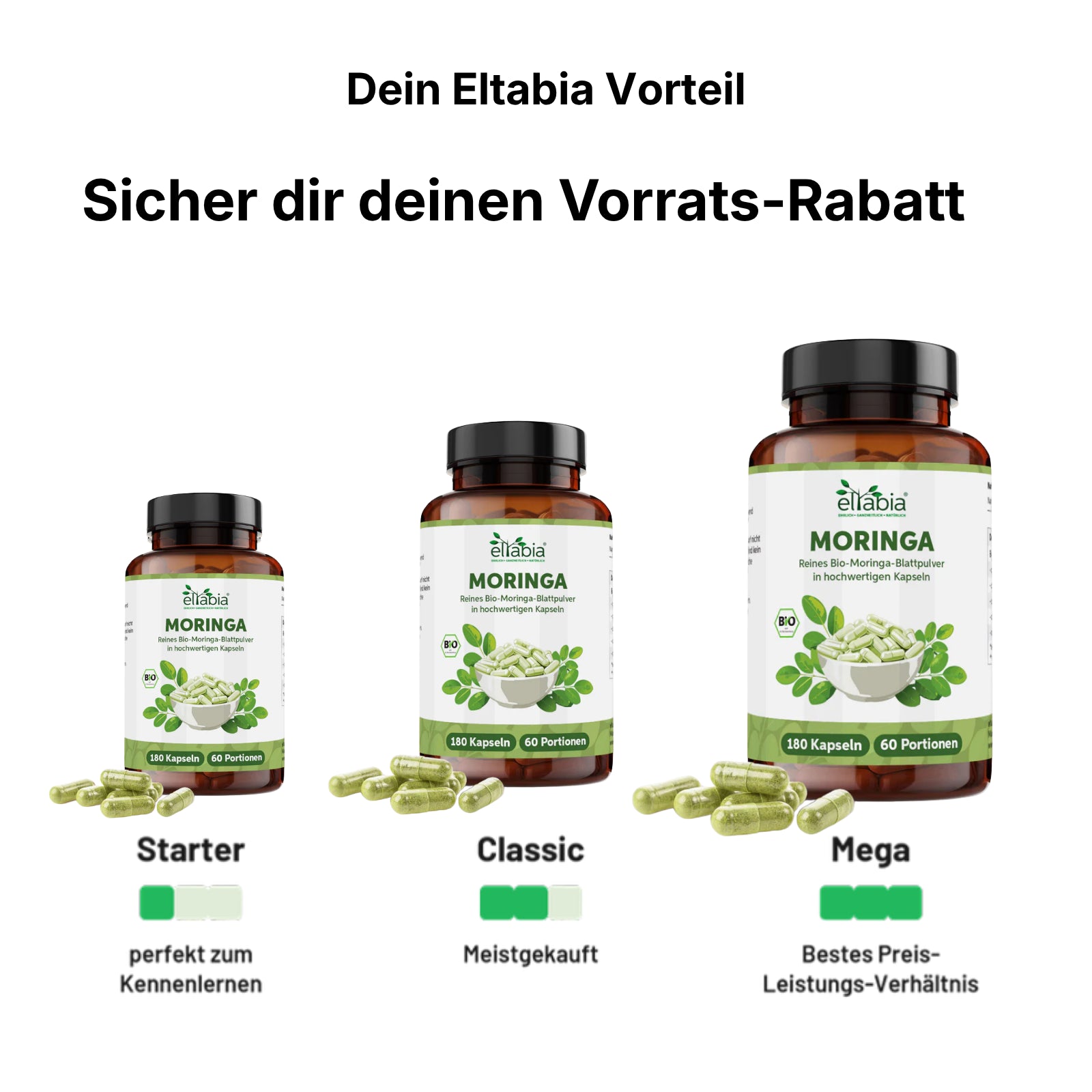 Bio Moringa Oleifera Kapseln 180
