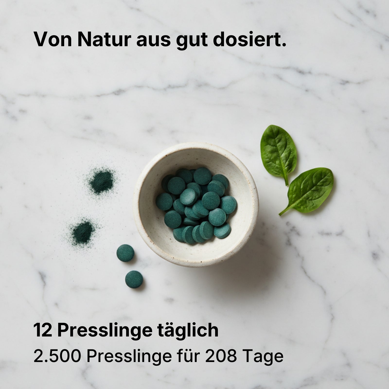 Bio Spirulina Presslinge