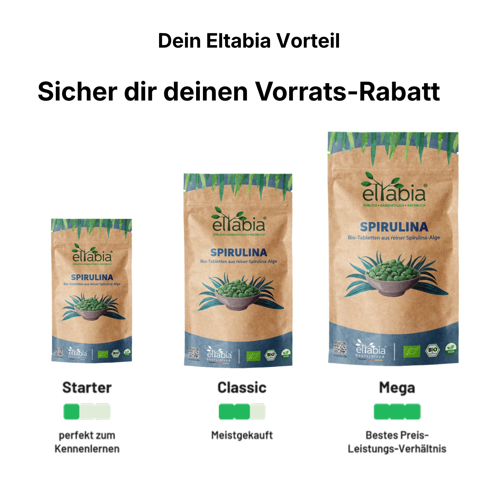 Bio Spirulina Presslinge