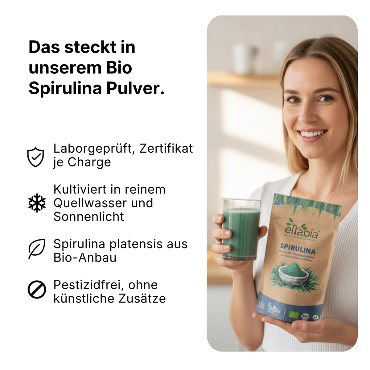 Bio Spirulina Pulver
