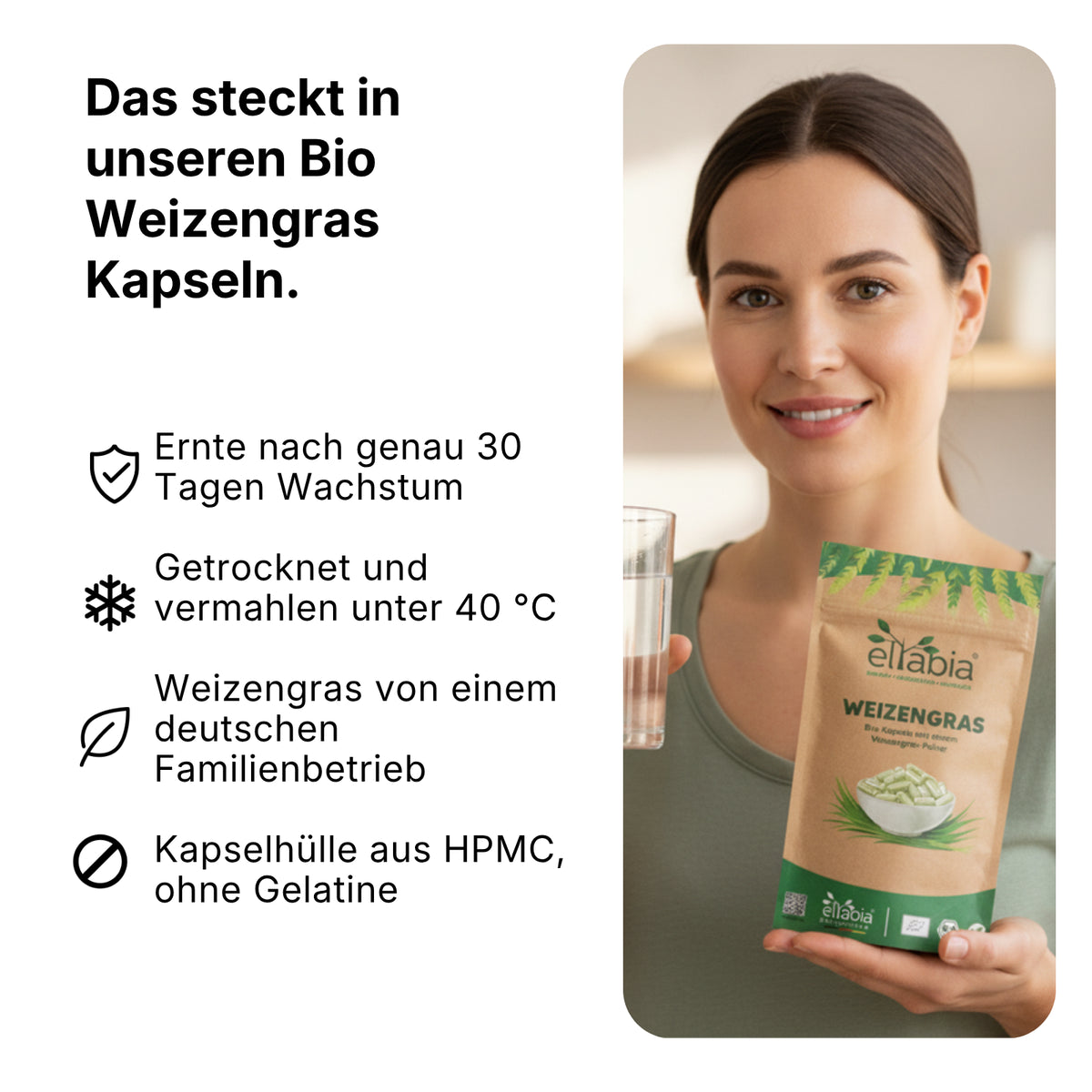 Bio Weizengras Kapseln