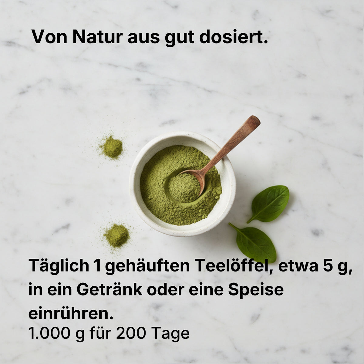 Gerstengras Pulver