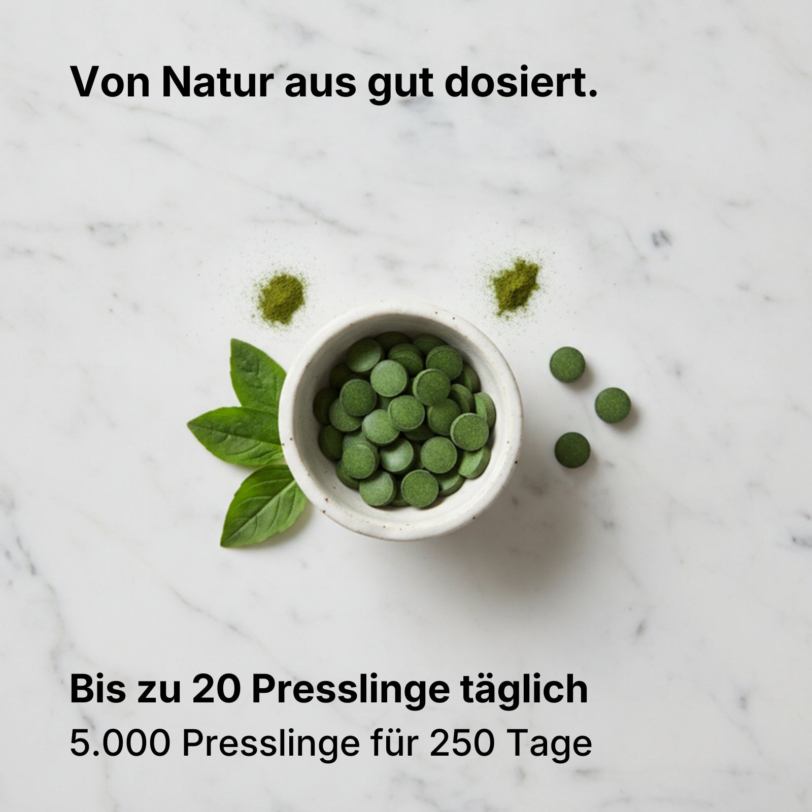 Bio Green Trio Presslinge (Mix aus Chlorella, Spirulina und Gerstengras)
