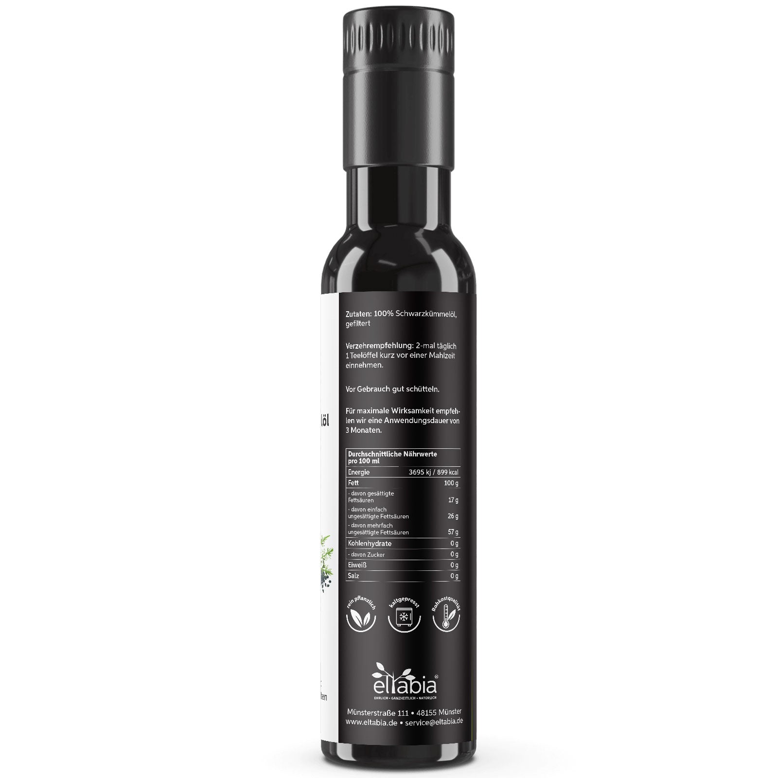 BIO Schwarzkümmelöl 250ml Ägypten