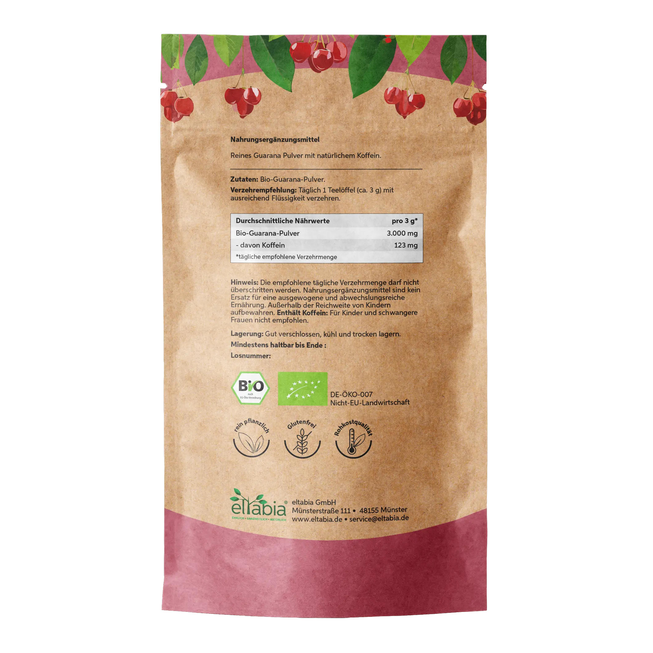 Bio Guarana Pulver