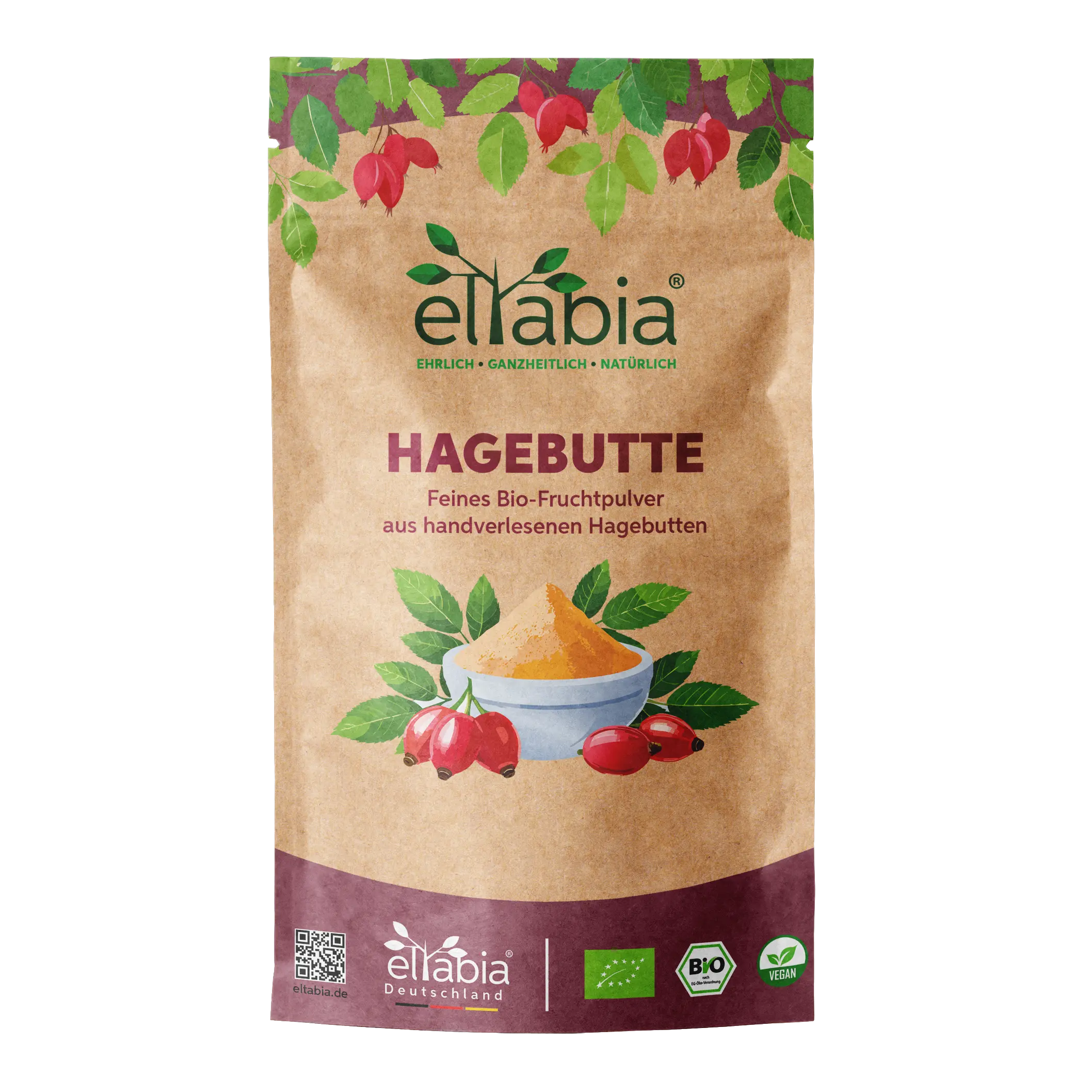 Bio Hagebutten Pulver