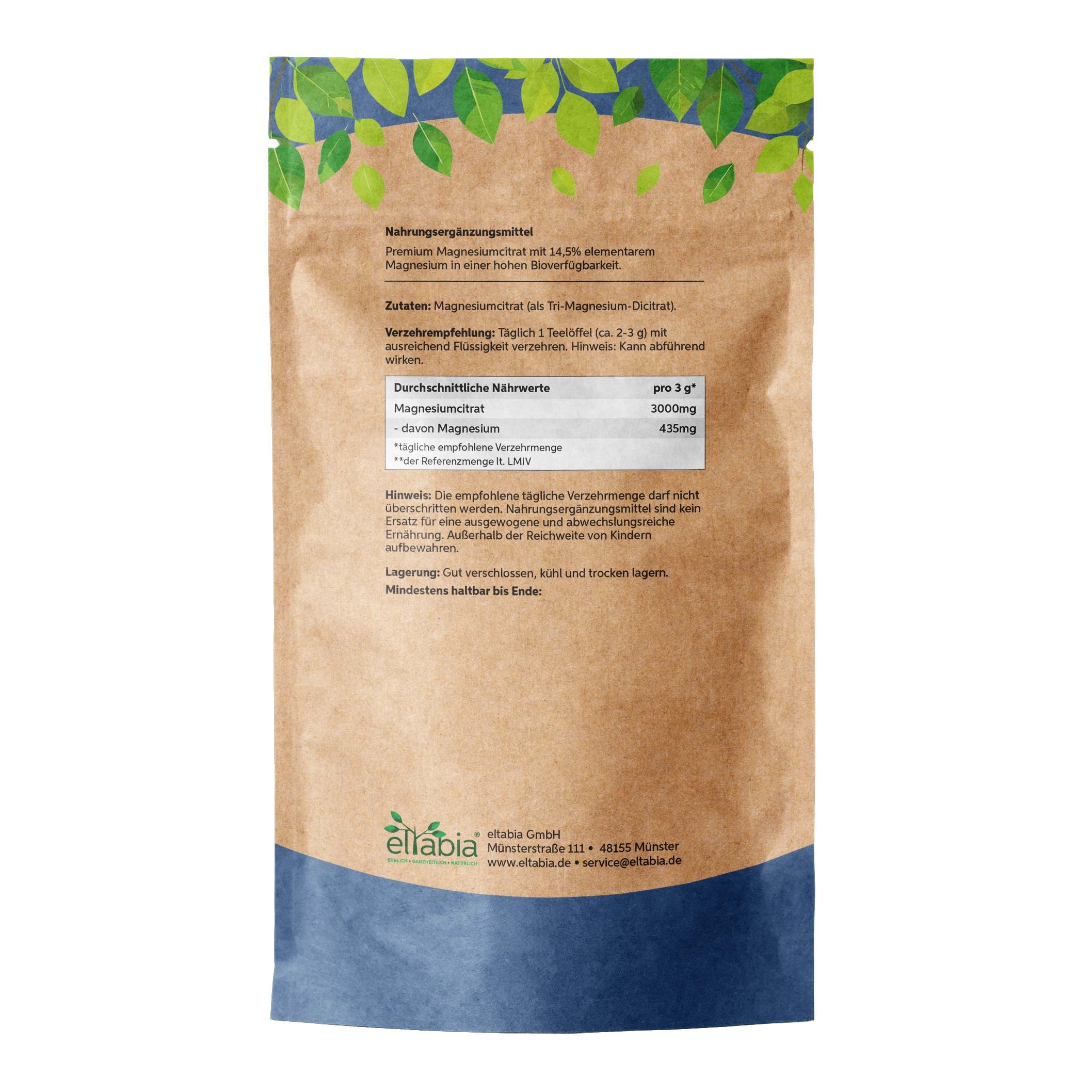 Magnesiumcitrat Pulver