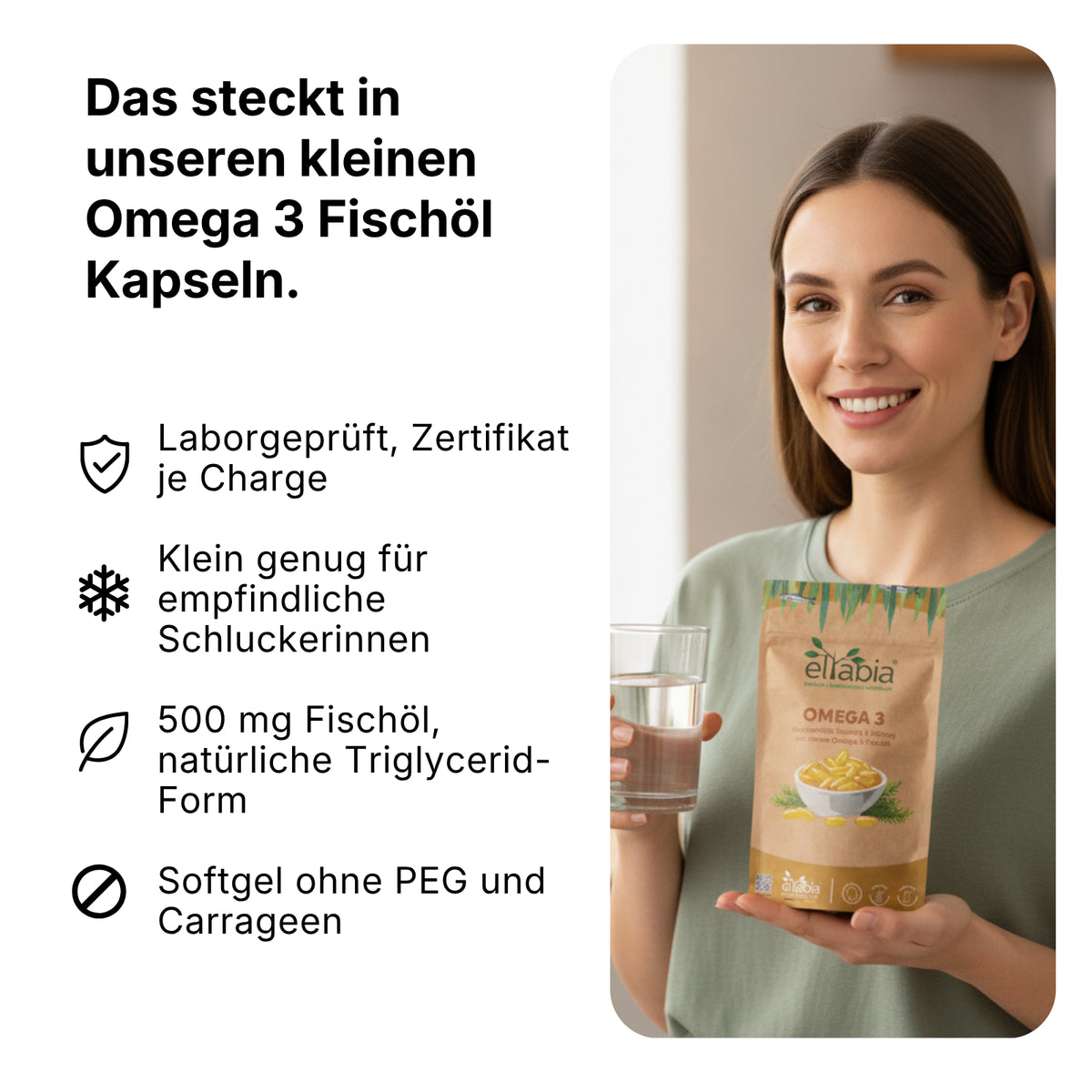 Omega 3 Fischöl Kapseln 500mg