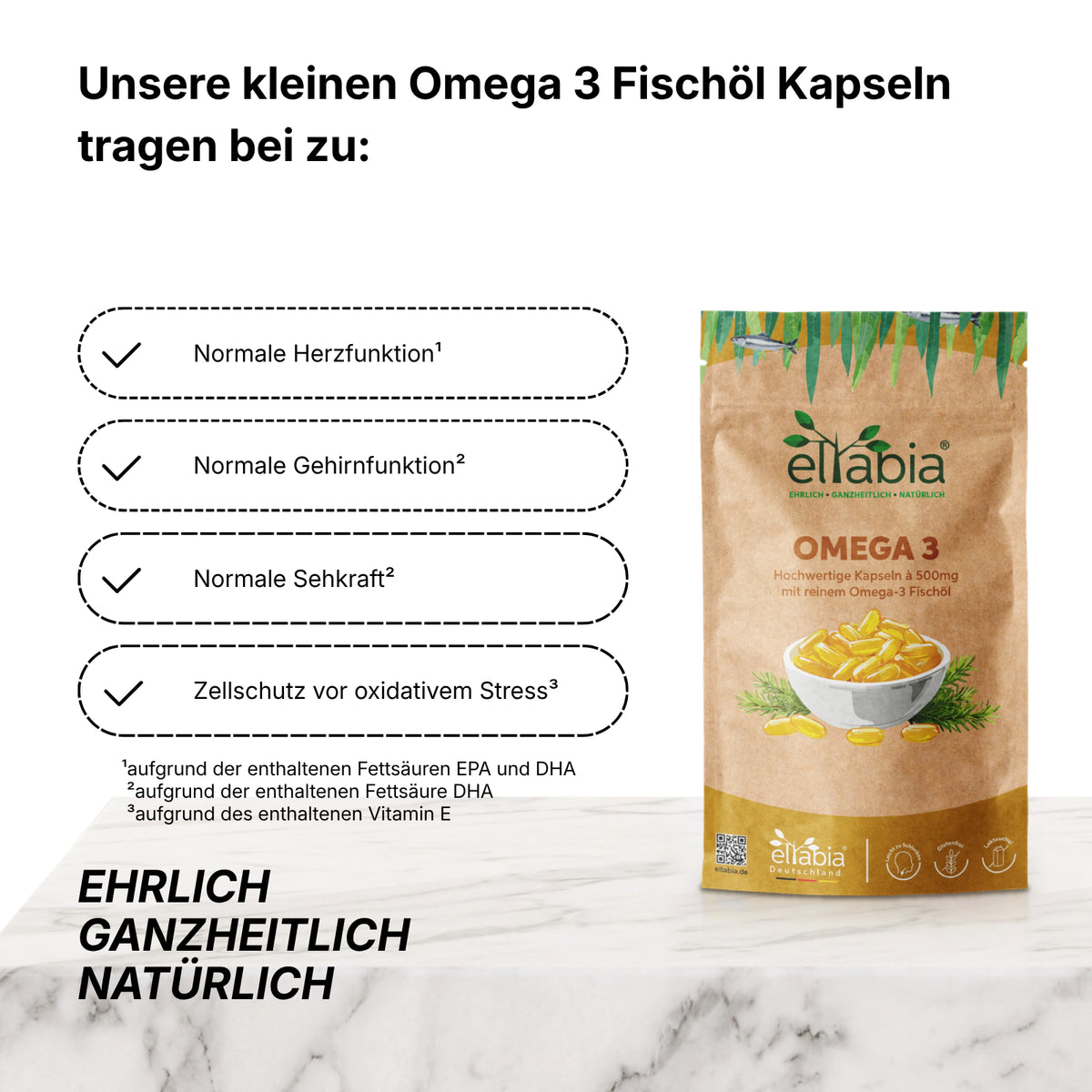 Omega 3 Fischöl Kapseln 500mg
