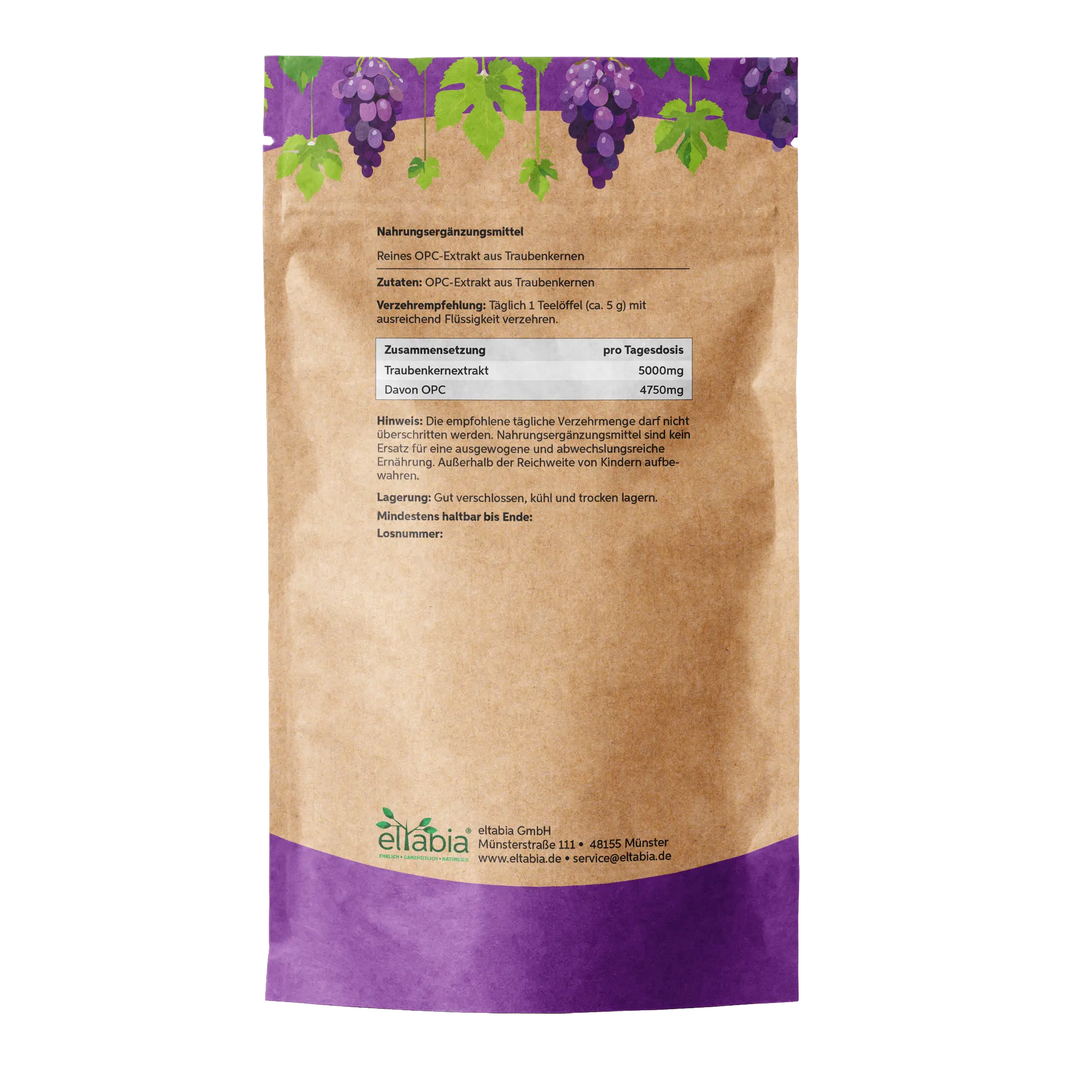 Traubenkernextrakt 95% OPC Pulver
