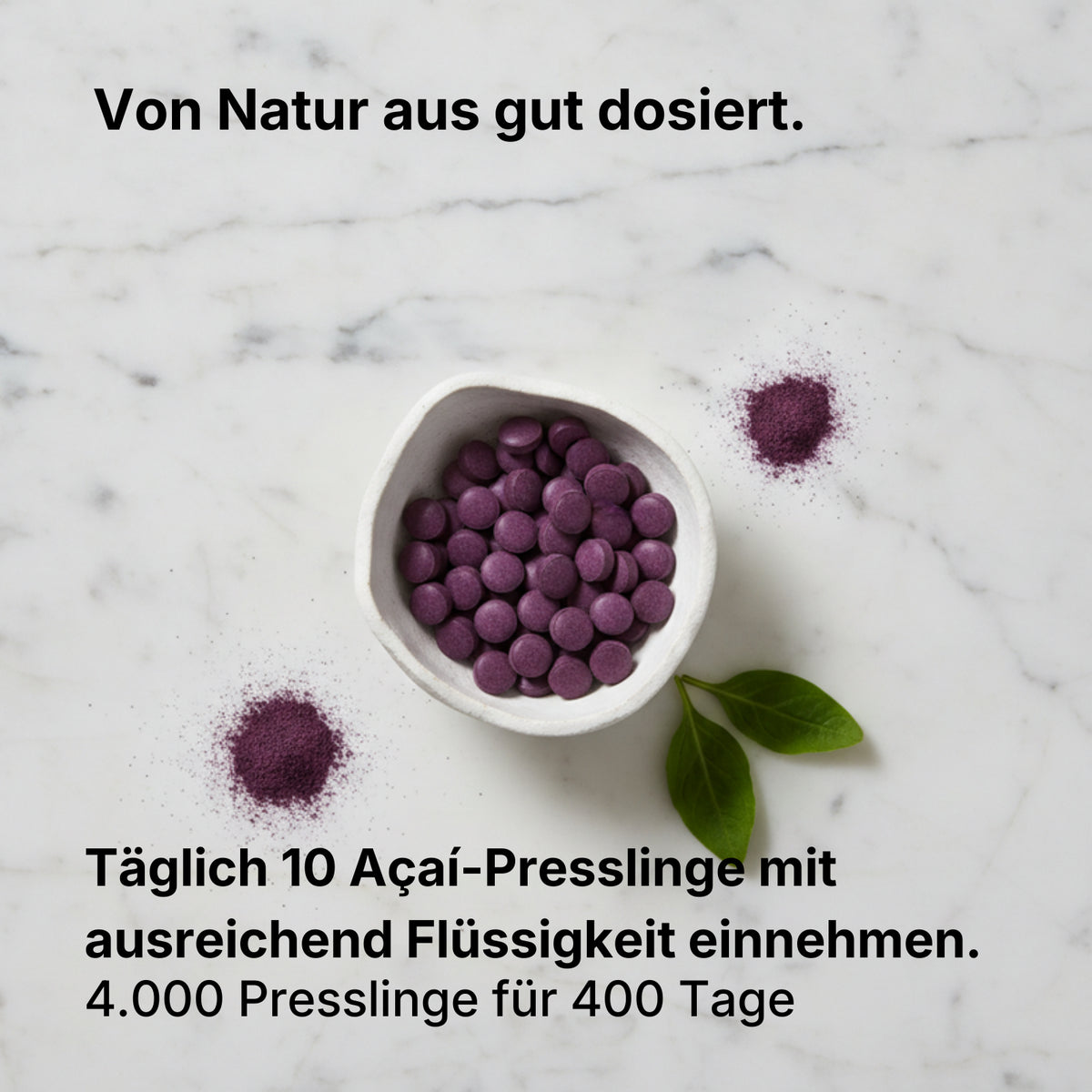 Açaí Presslinge