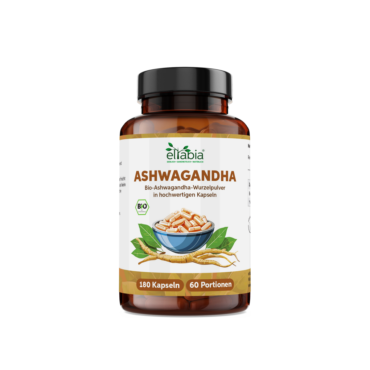 Bio Ashwagandha Kapseln 180
