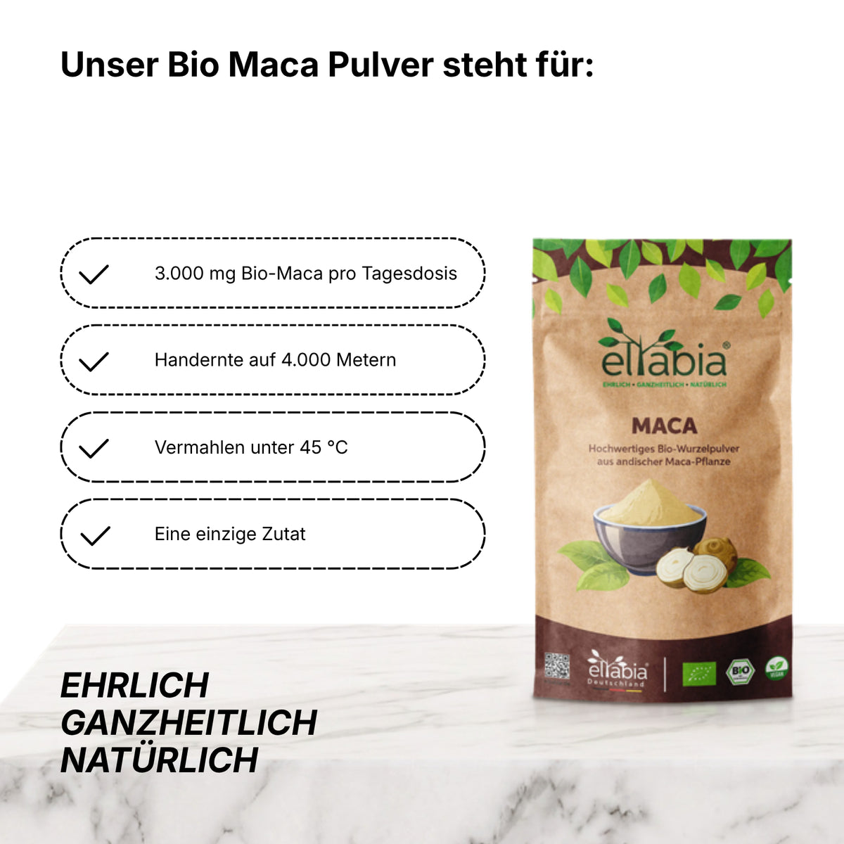 Bio Maca Pulver