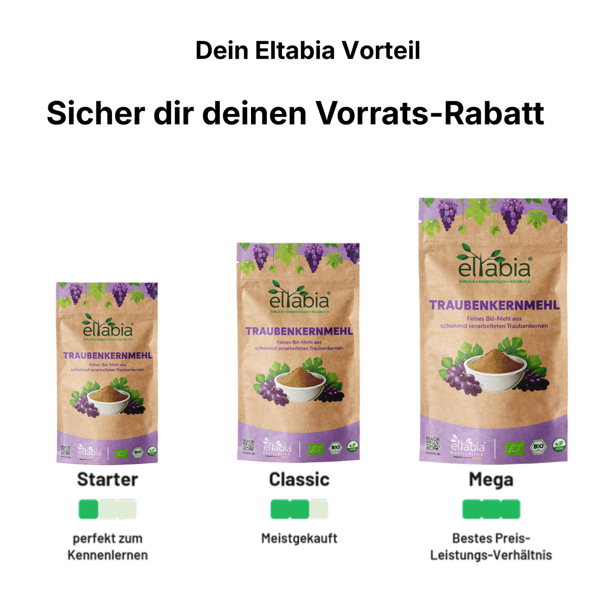 Bio Traubenkernmehl OPC