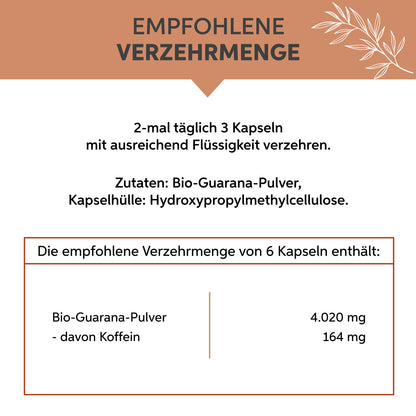 Bio Guarana Kapseln