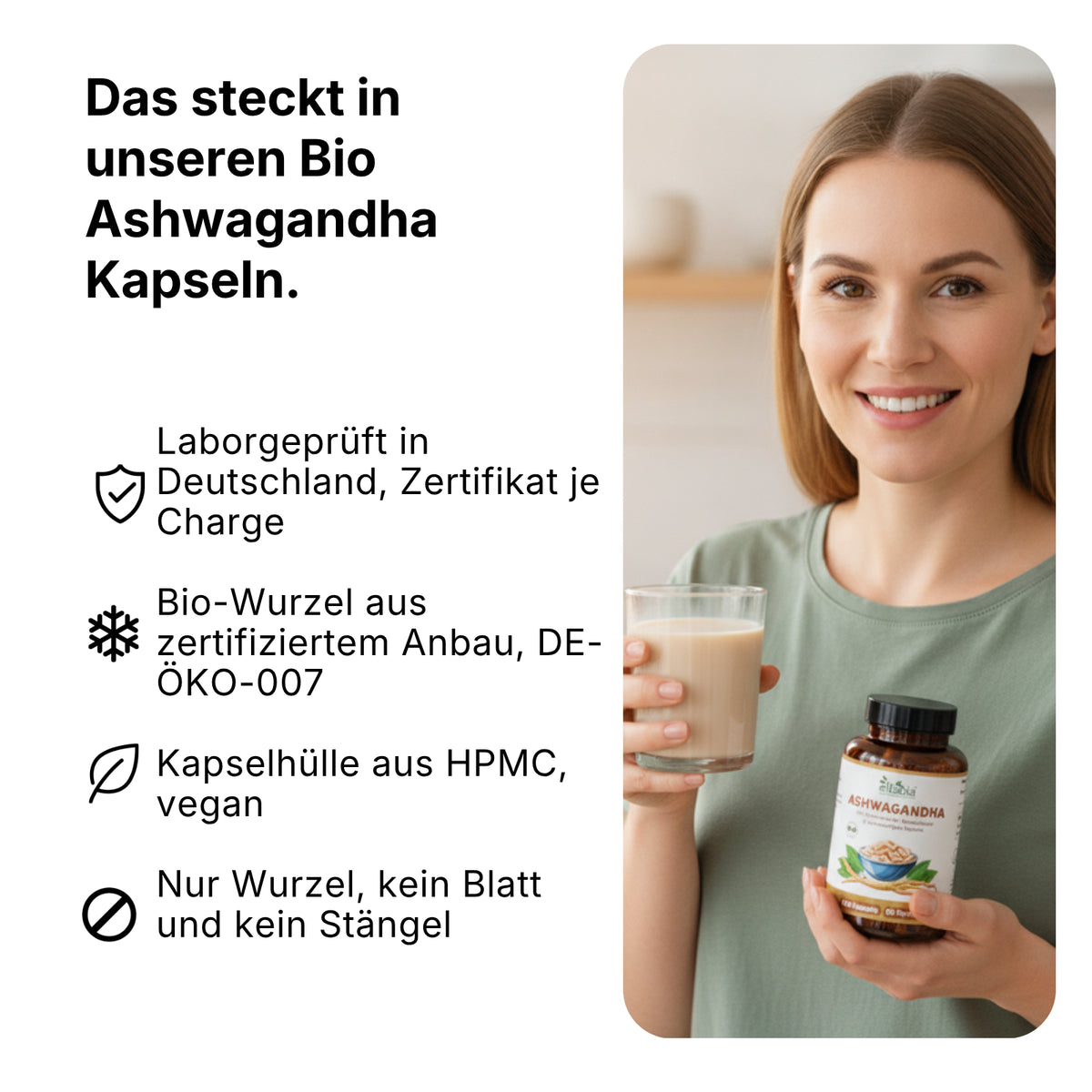 Bio Ashwagandha Kapseln 180