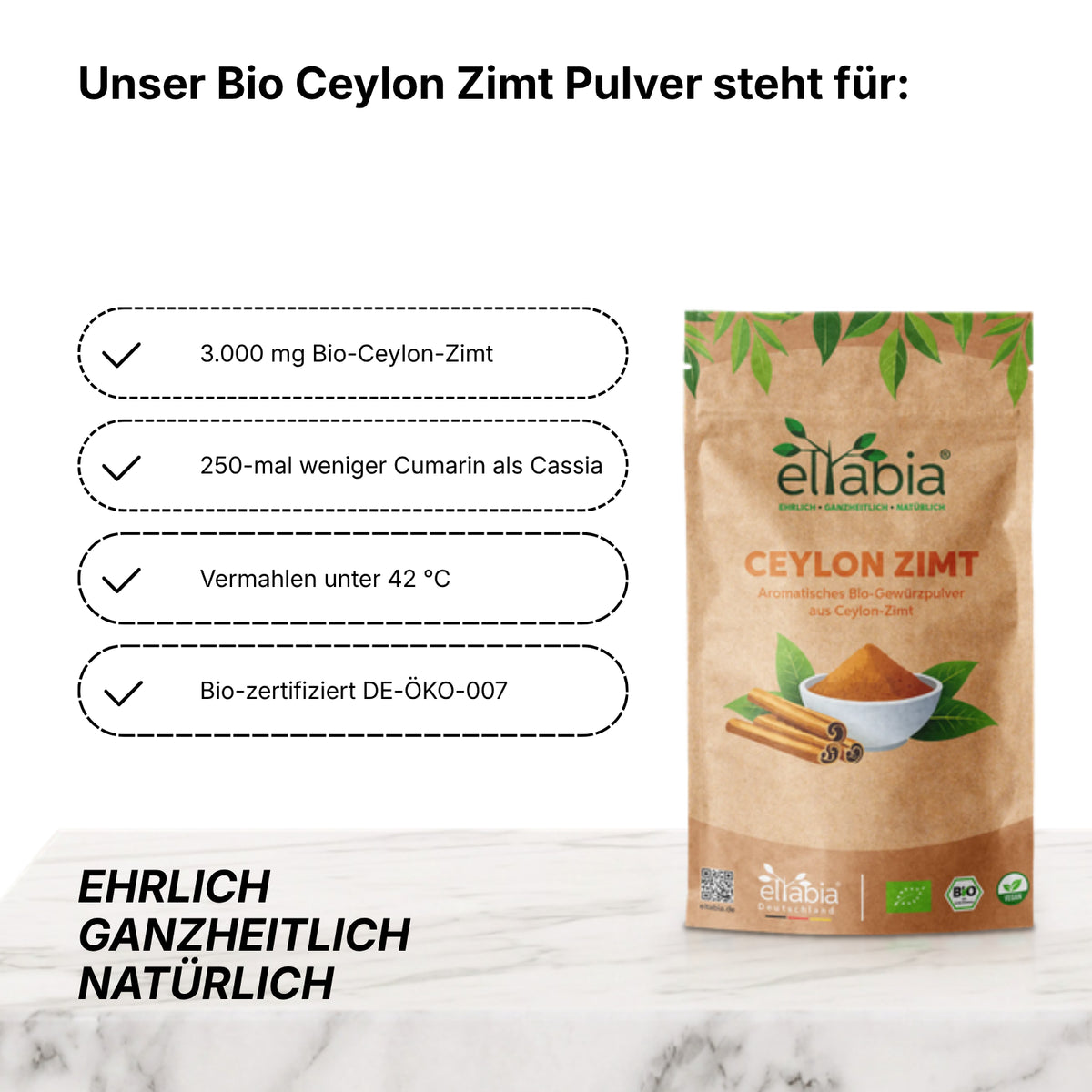 Bio Ceylon Zimt Pulver