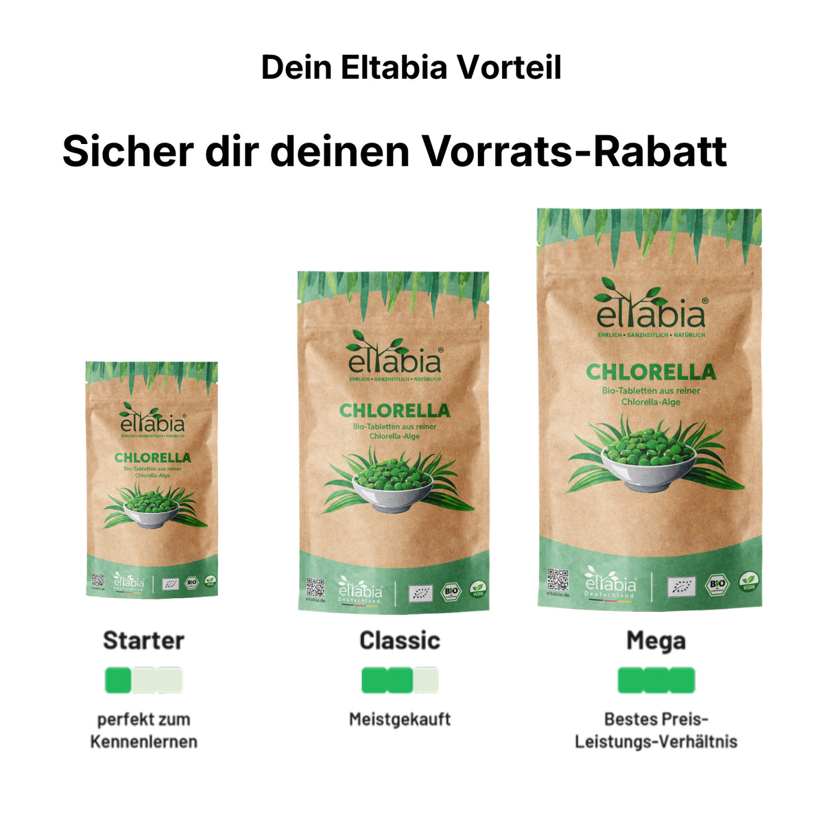 Bio Chlorella Presslinge