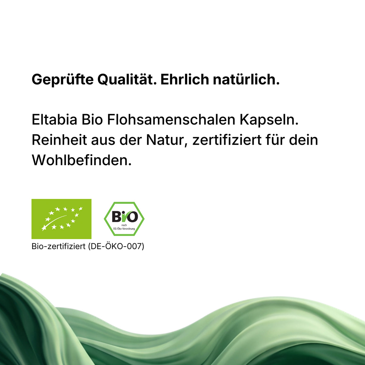 Bio Flohsamenschalen Kapseln – 99% Reinheit