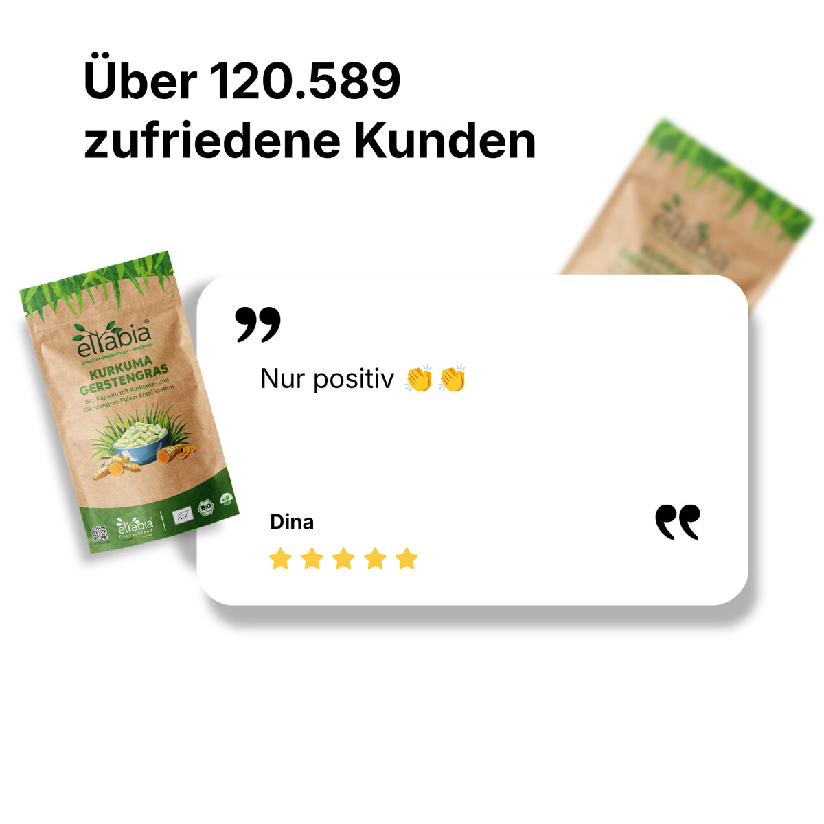 Bio Kurkuma Gerstengras Kapseln