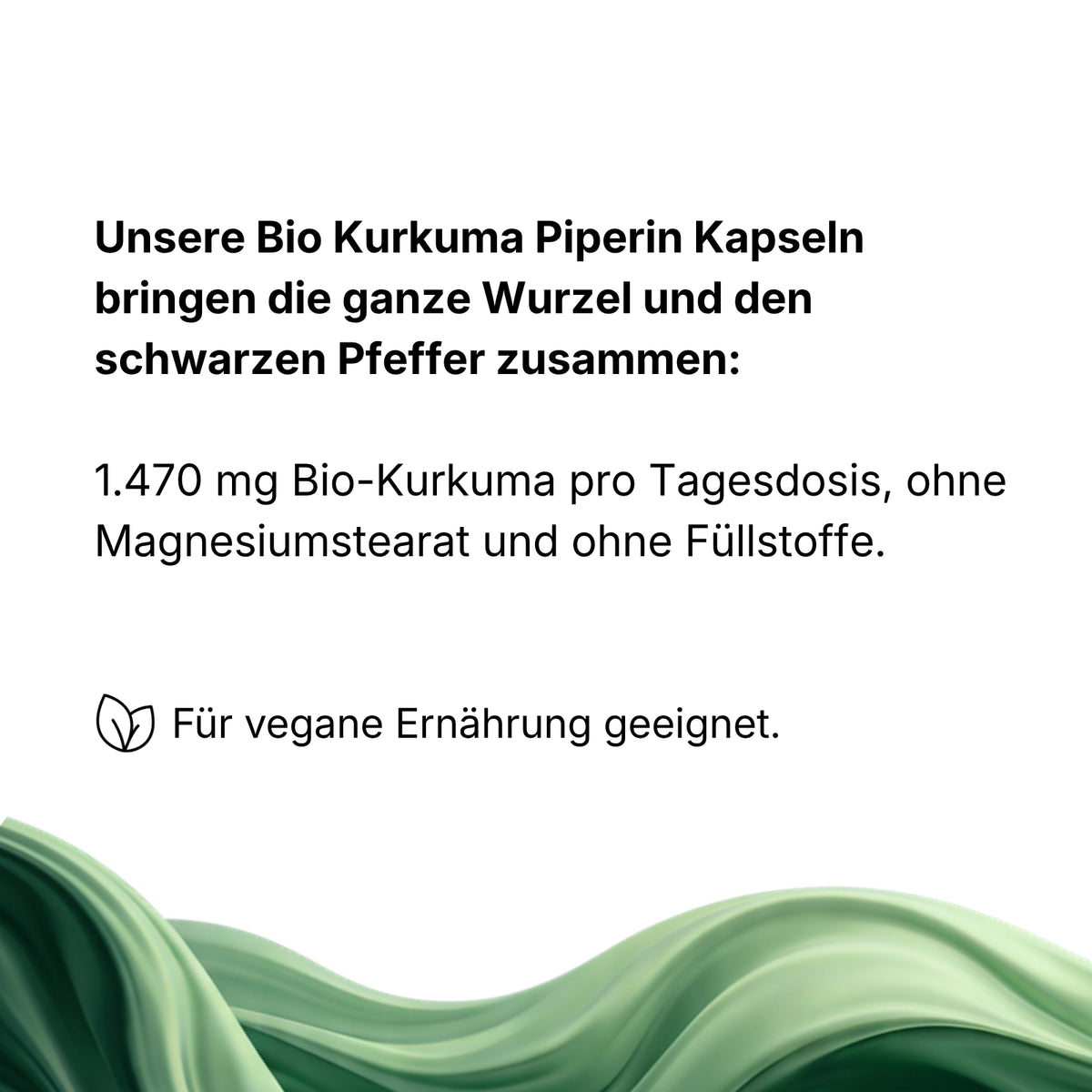 Bio Kurkuma Piperin Kapseln