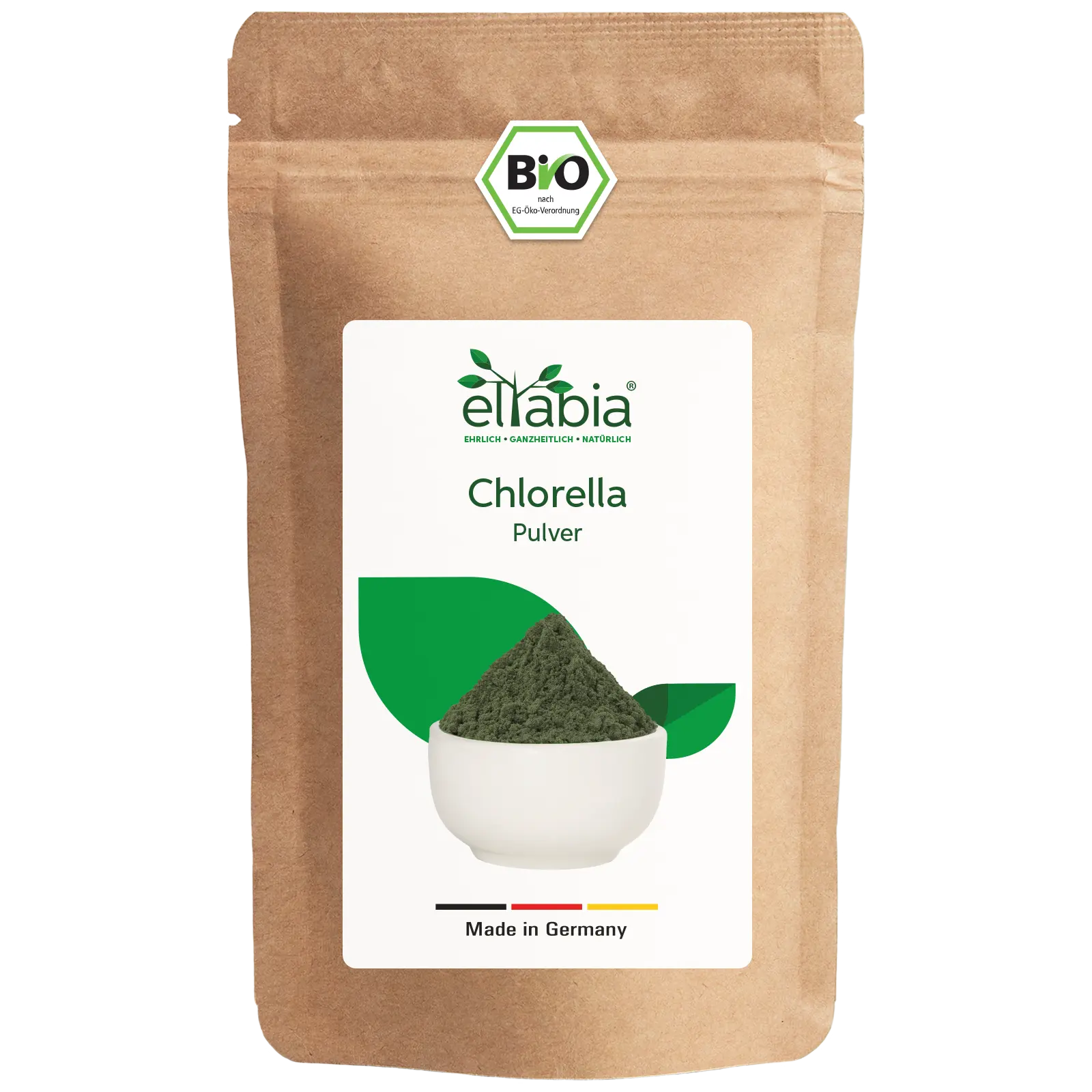 Bio Chlorella Pulver Nahrungsergänzung