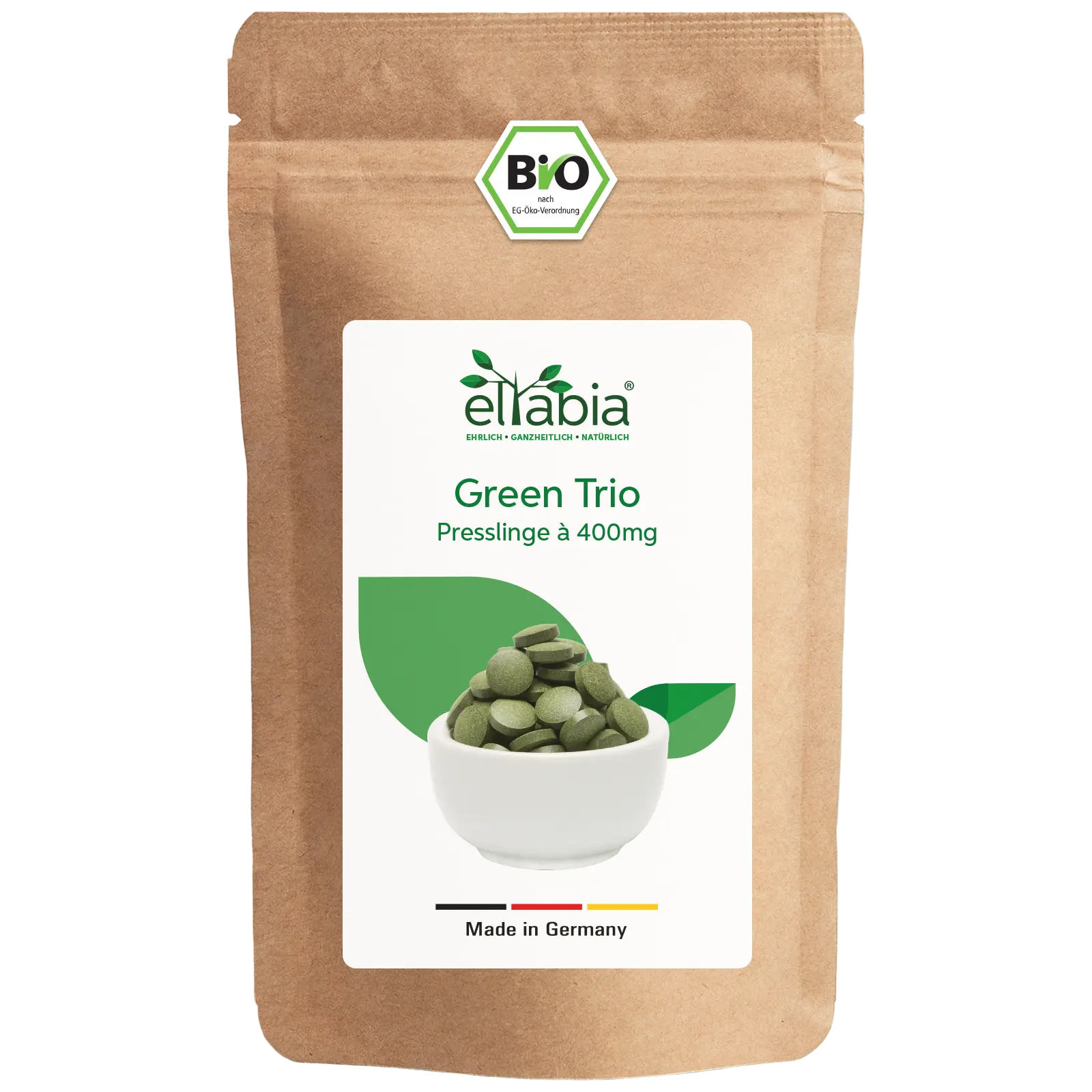 Bio Green Trio Presslinge Nahrungsergänzung