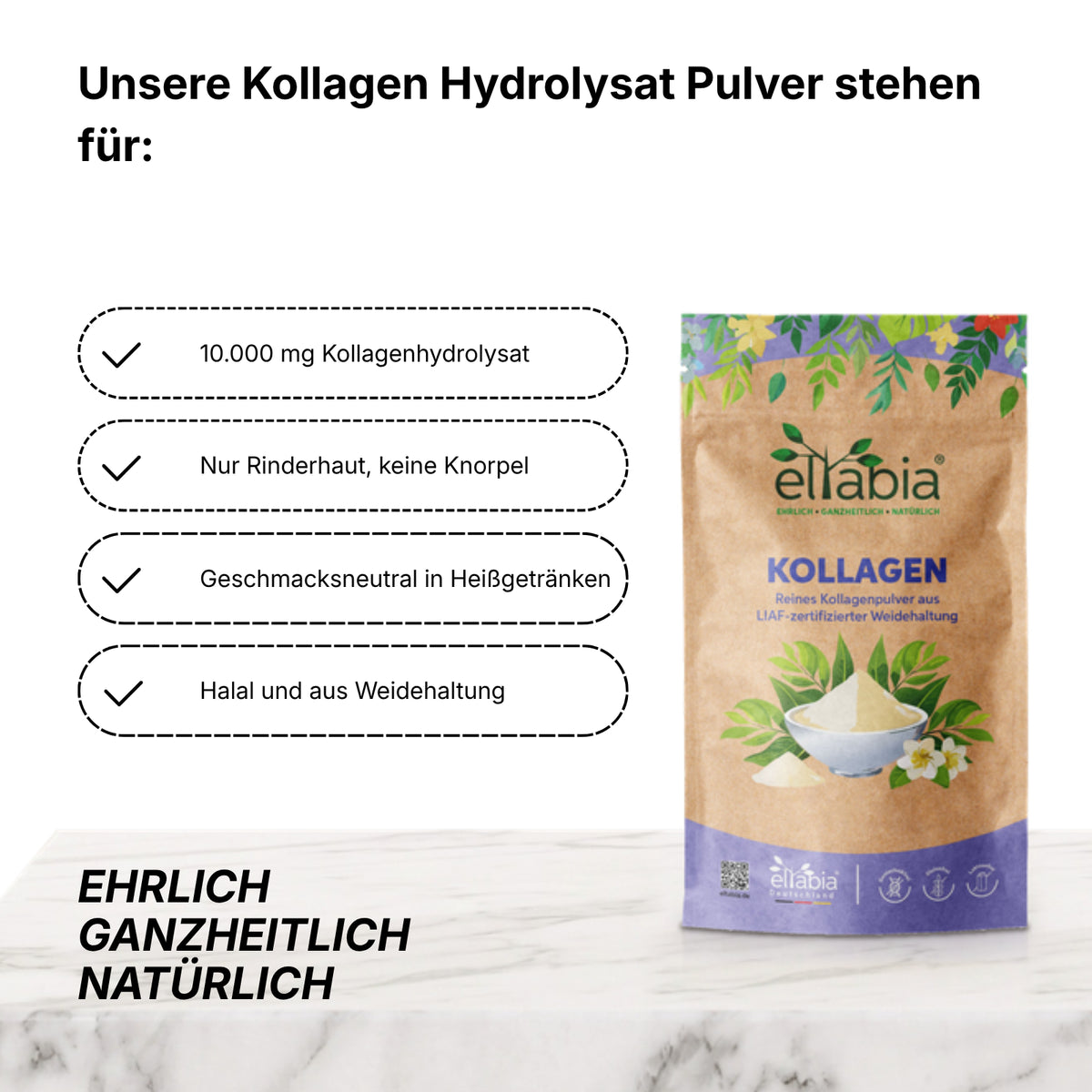 Kollagen Hydrolysat Pulver