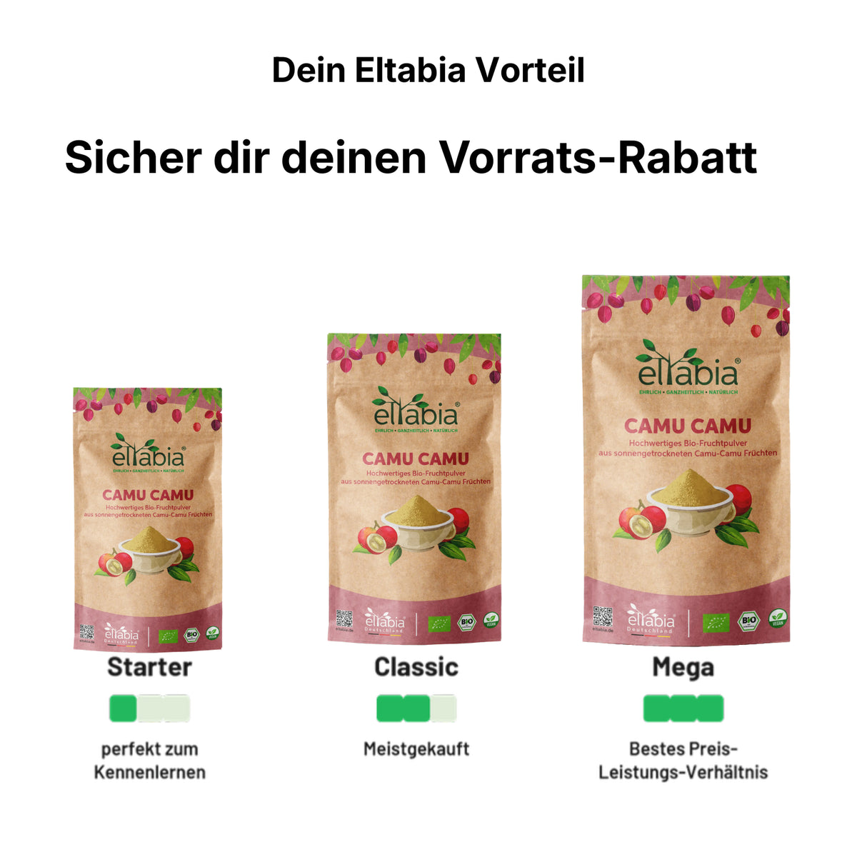 Bio Camu Camu Pulver - Sonnengetrocknet