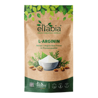 L-Arginin Base Pulver vegan von eltabia – Vorderseite der Verpackung