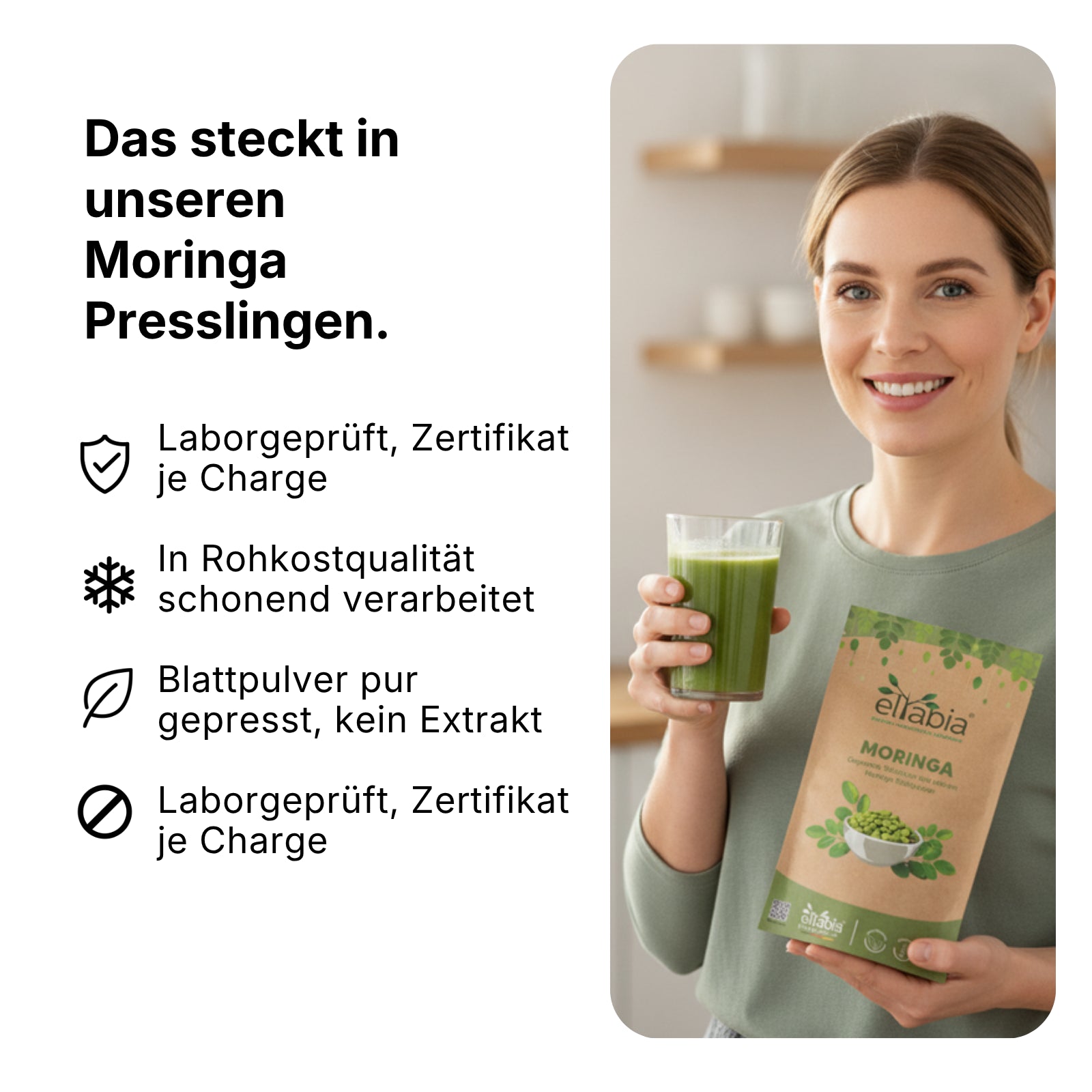 Moringa Presslinge
