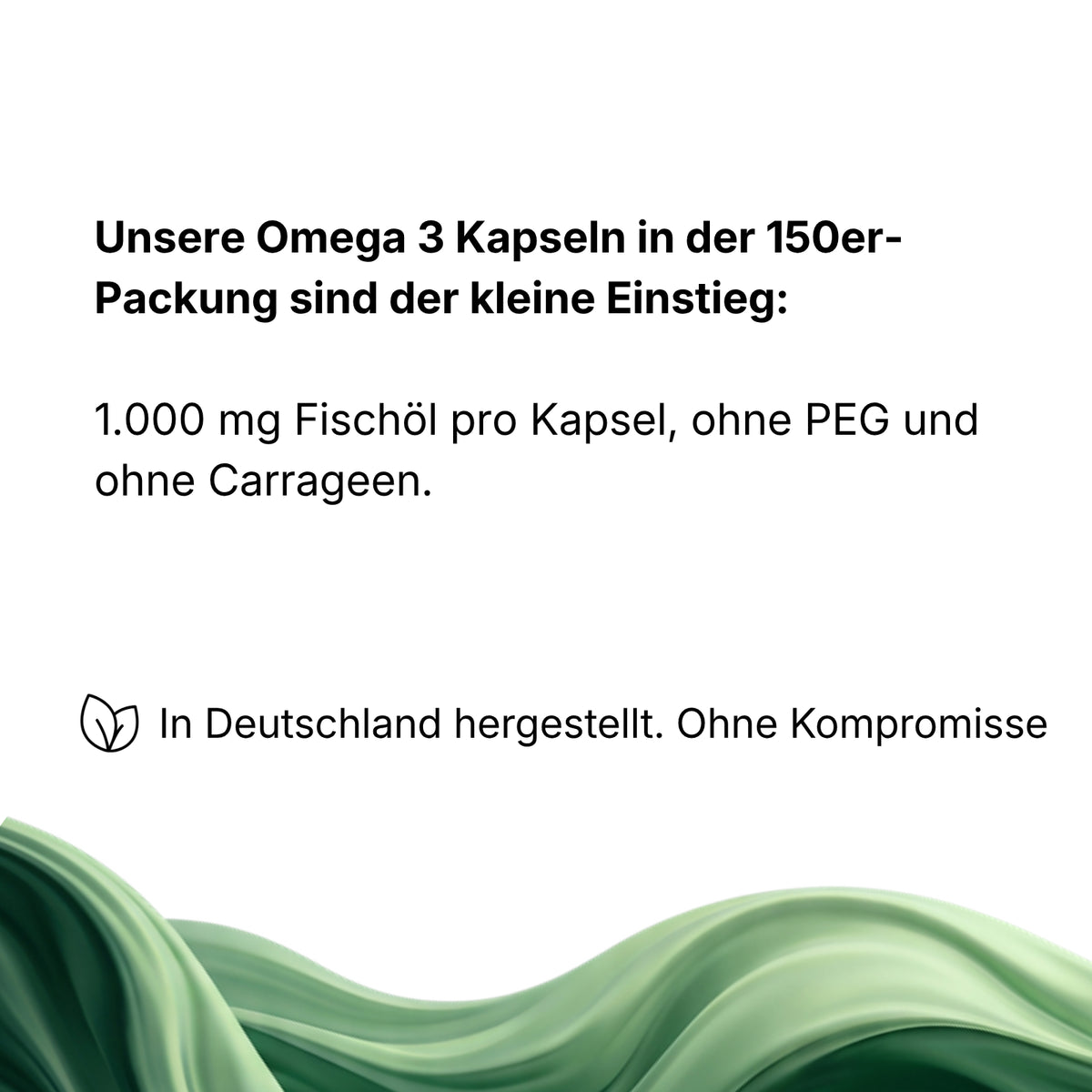 Omega 3 Fischöl 1000mg Kapseln 150