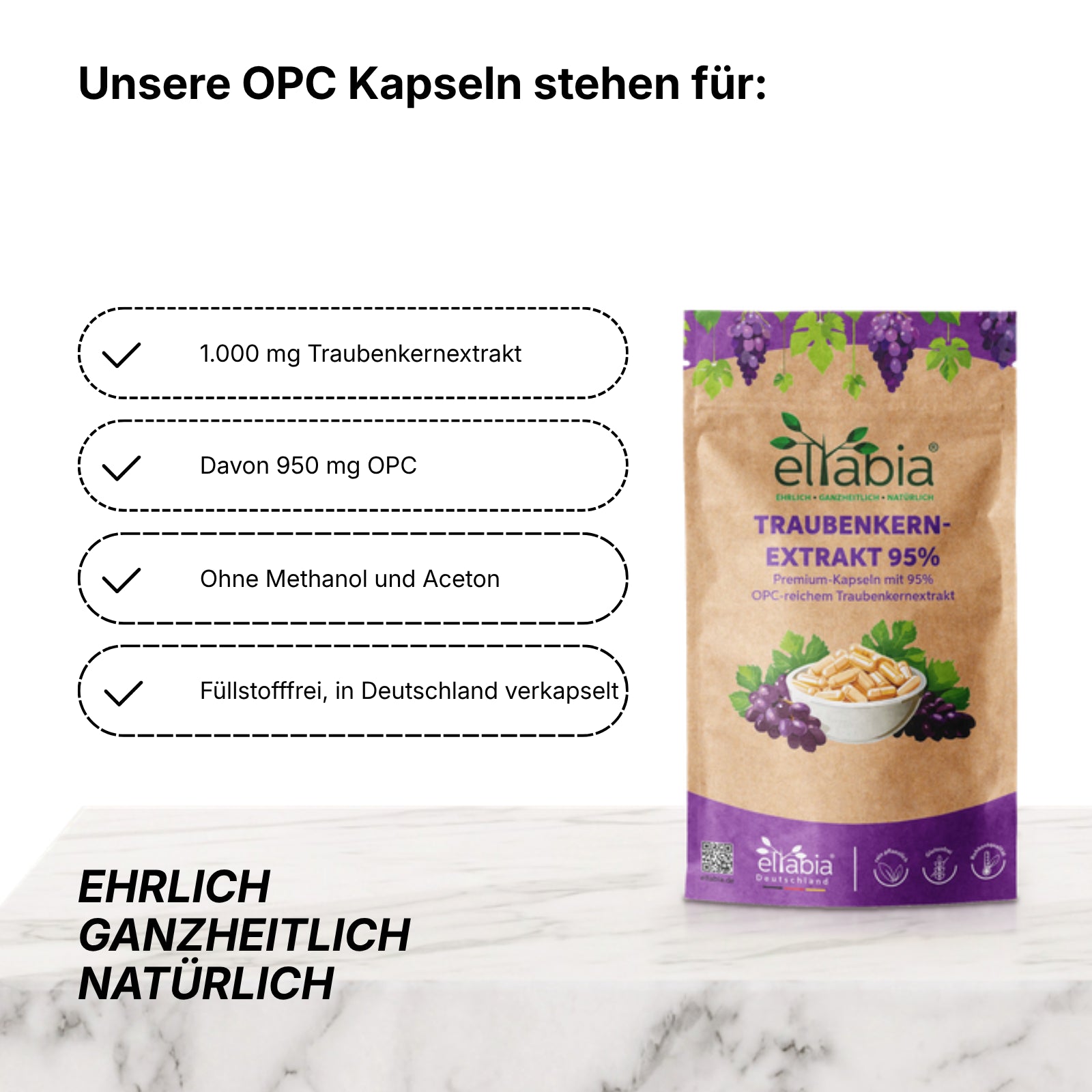 Traubenkernextrakt 95% OPC Kapseln
