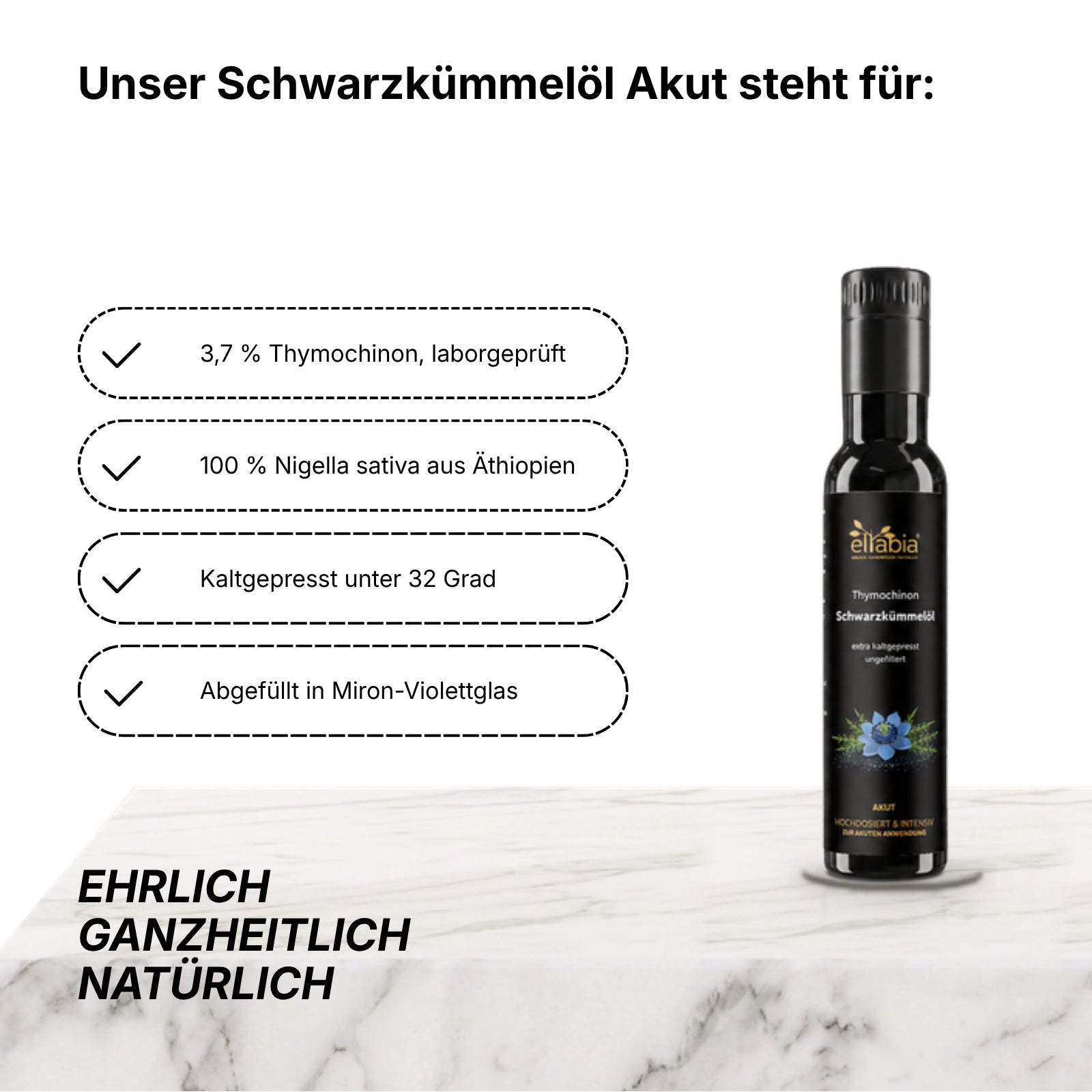 Schwarzkümmelöl Akut 250ml