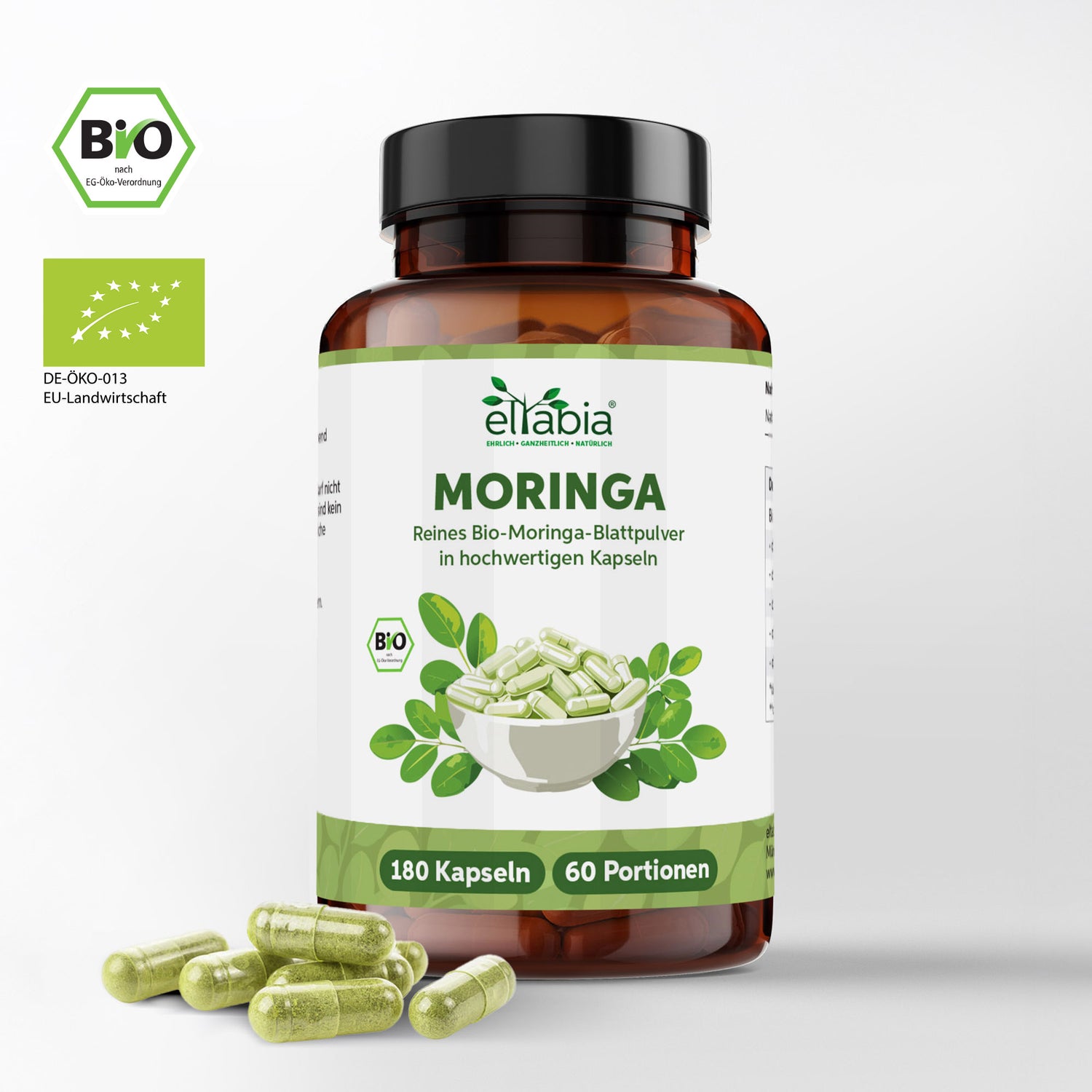 Bio Moringa Oleifera Kapseln 180