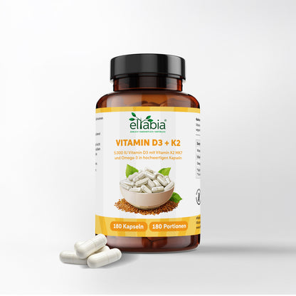 Vitamin D3 + K2 + Omega 3 Kapseln