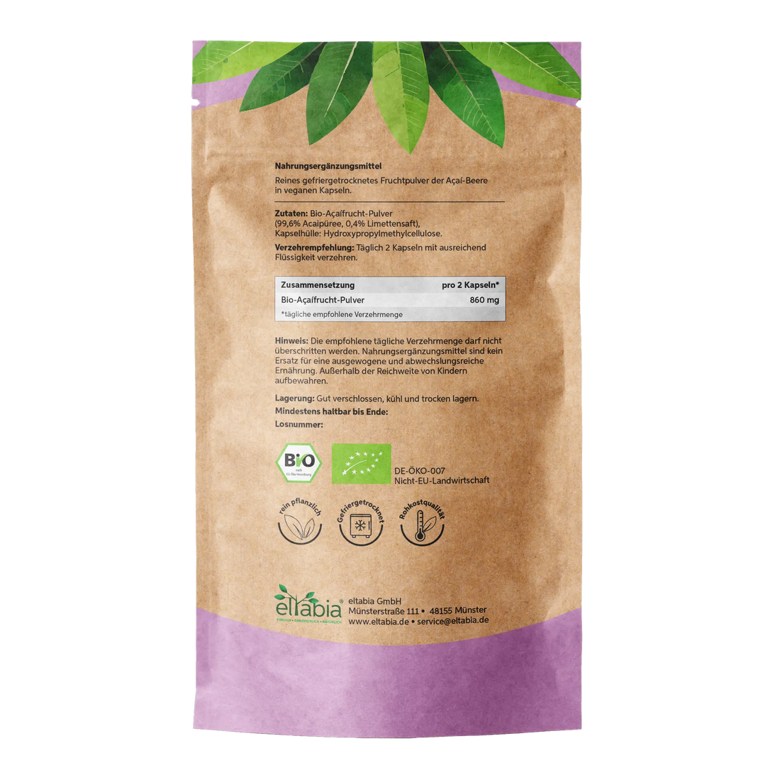 Bio Açaí Kapseln